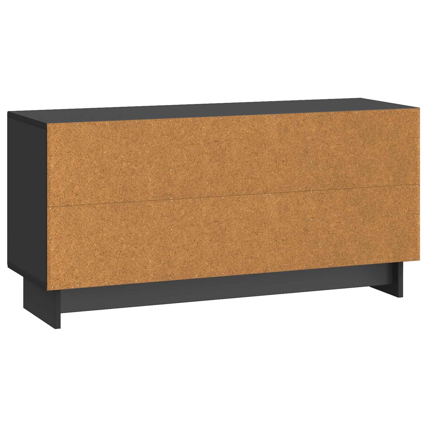 TV-Schränk 102 x 34,5 x 50 cm Schwarz Holzwerkstoff