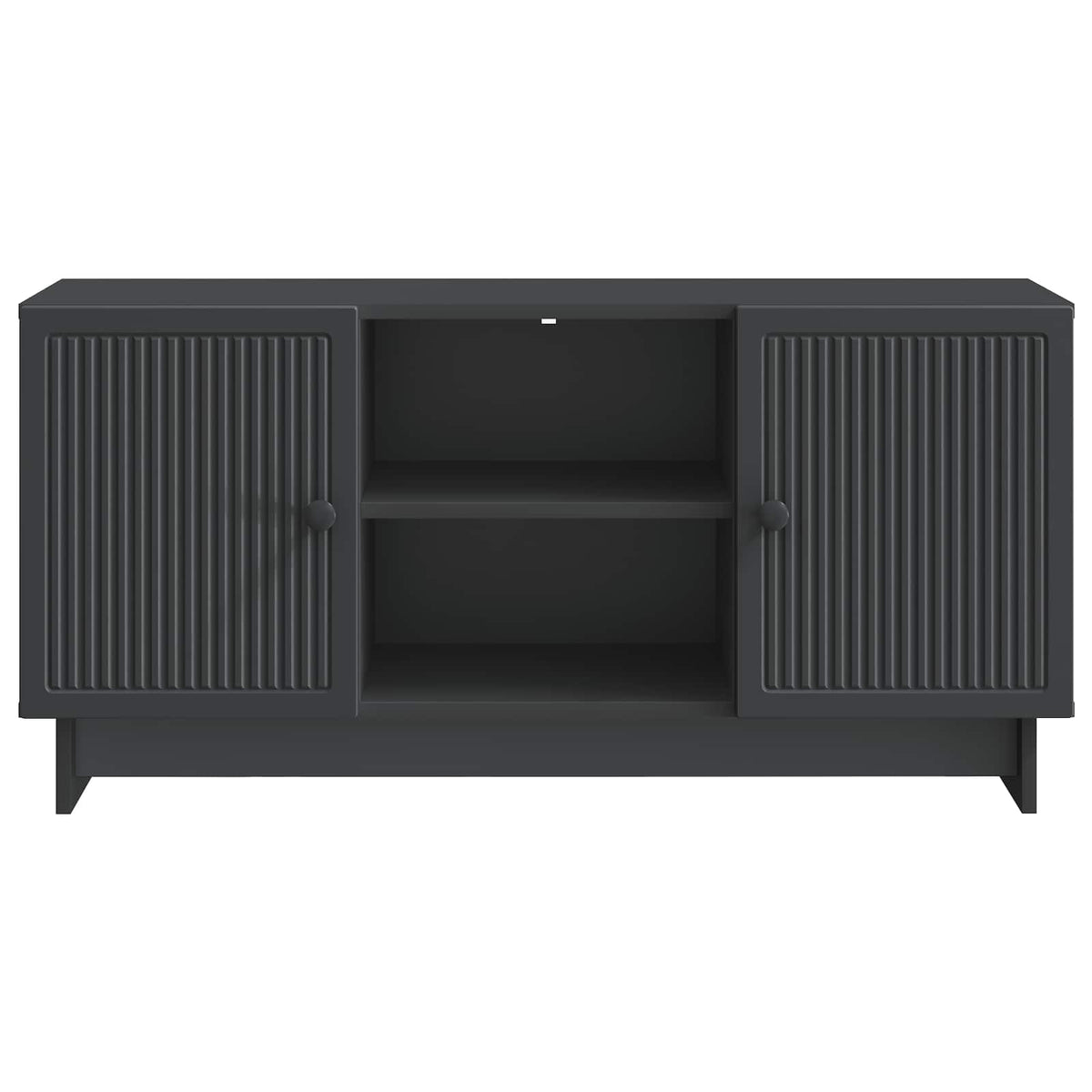TV-Schränk 102 x 34,5 x 50 cm Schwarz Holzwerkstoff