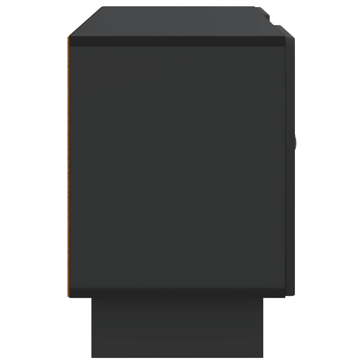 TV-Schränk 102 x 34,5 x 50 cm Schwarz Holzwerkstoff
