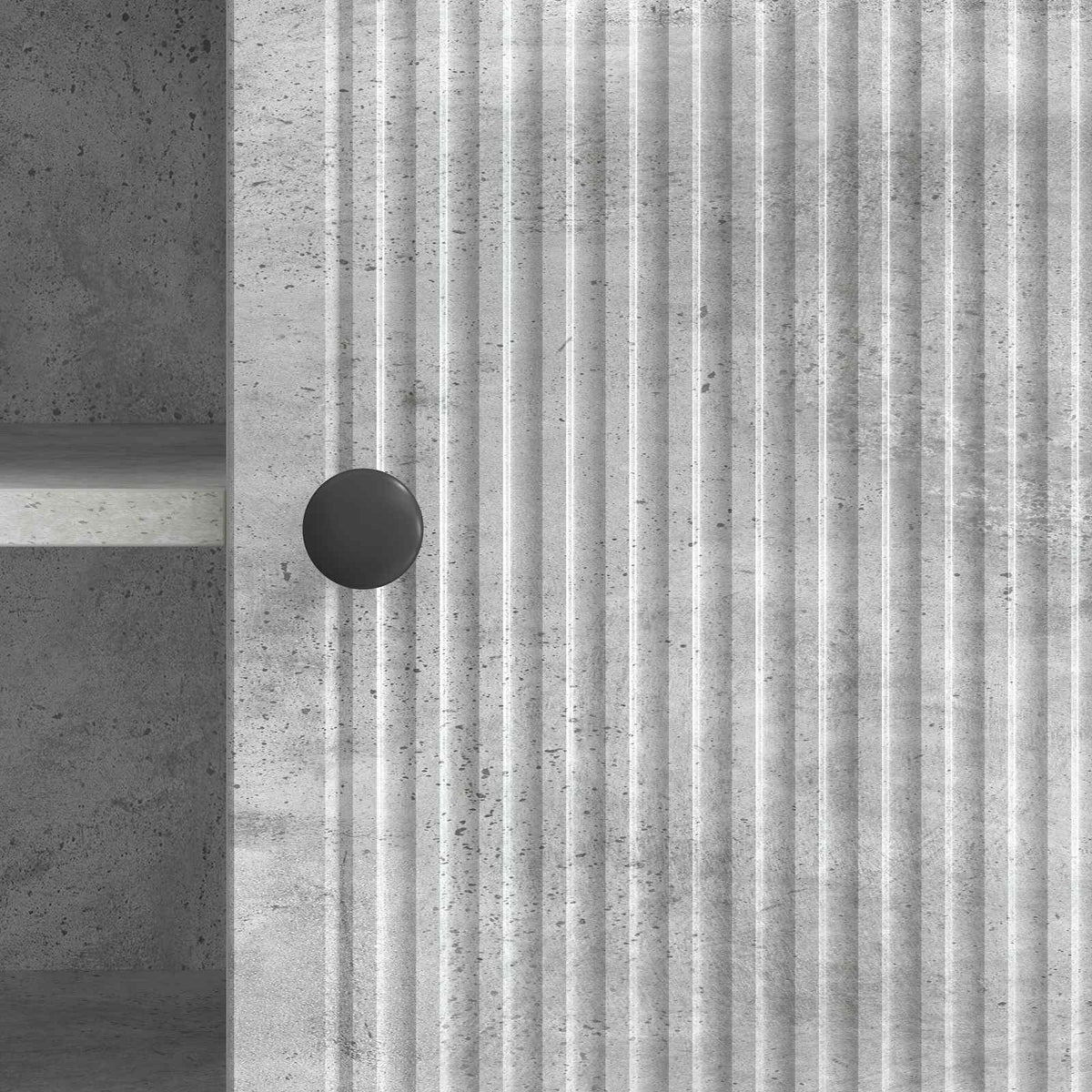 TV-Schränk 102 x 34,5 x 50 cm Betongrau Holzwerkstoff