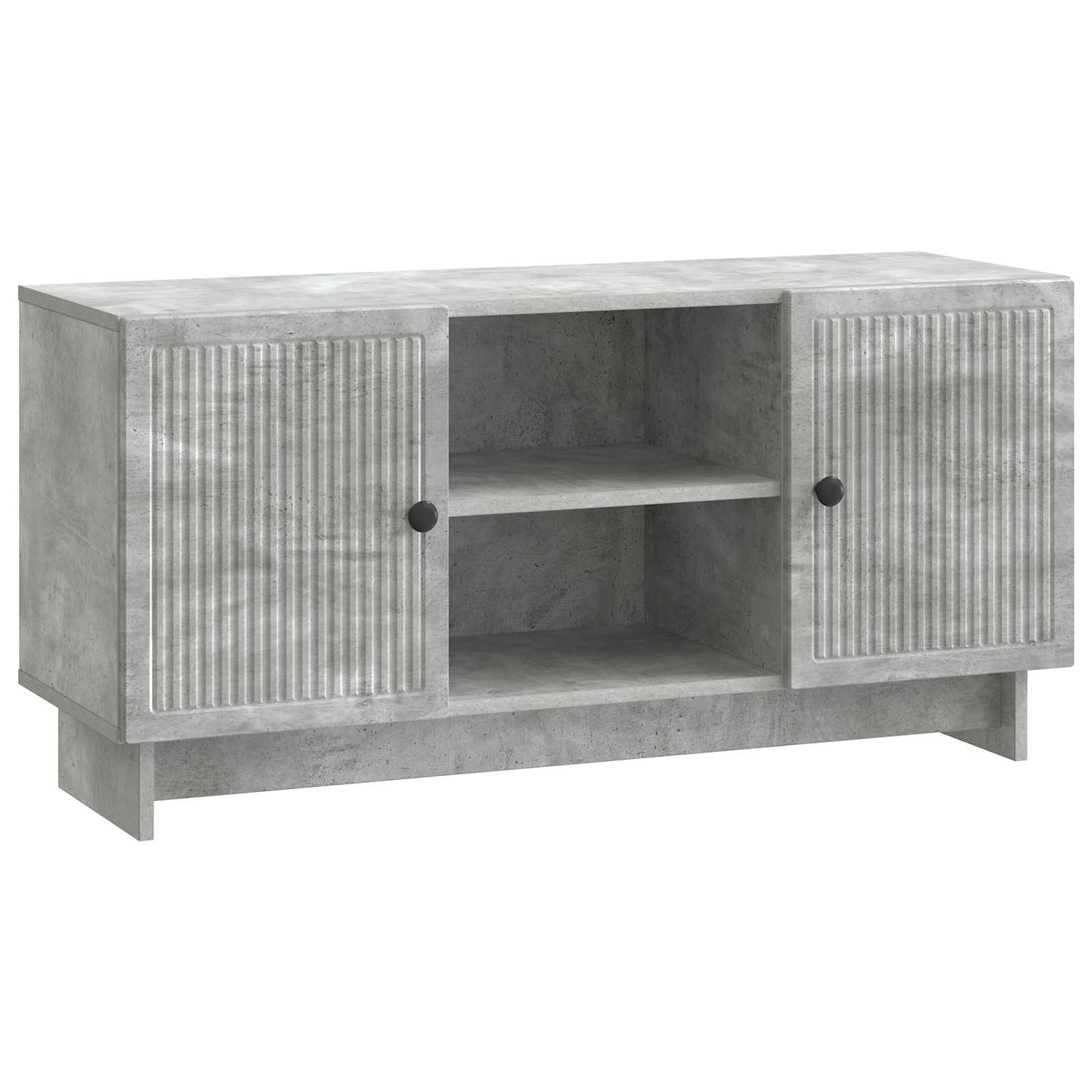 TV-Schränk 102 x 34,5 x 50 cm Betongrau Holzwerkstoff