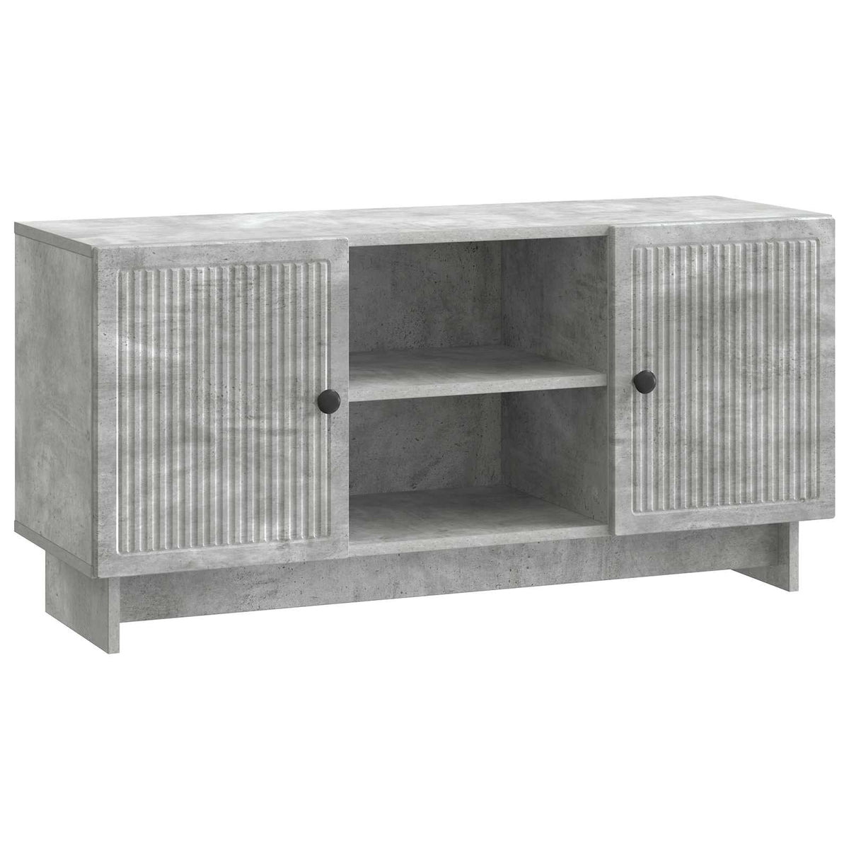 TV-Schränk 102 x 34,5 x 50 cm Betongrau Holzwerkstoff
