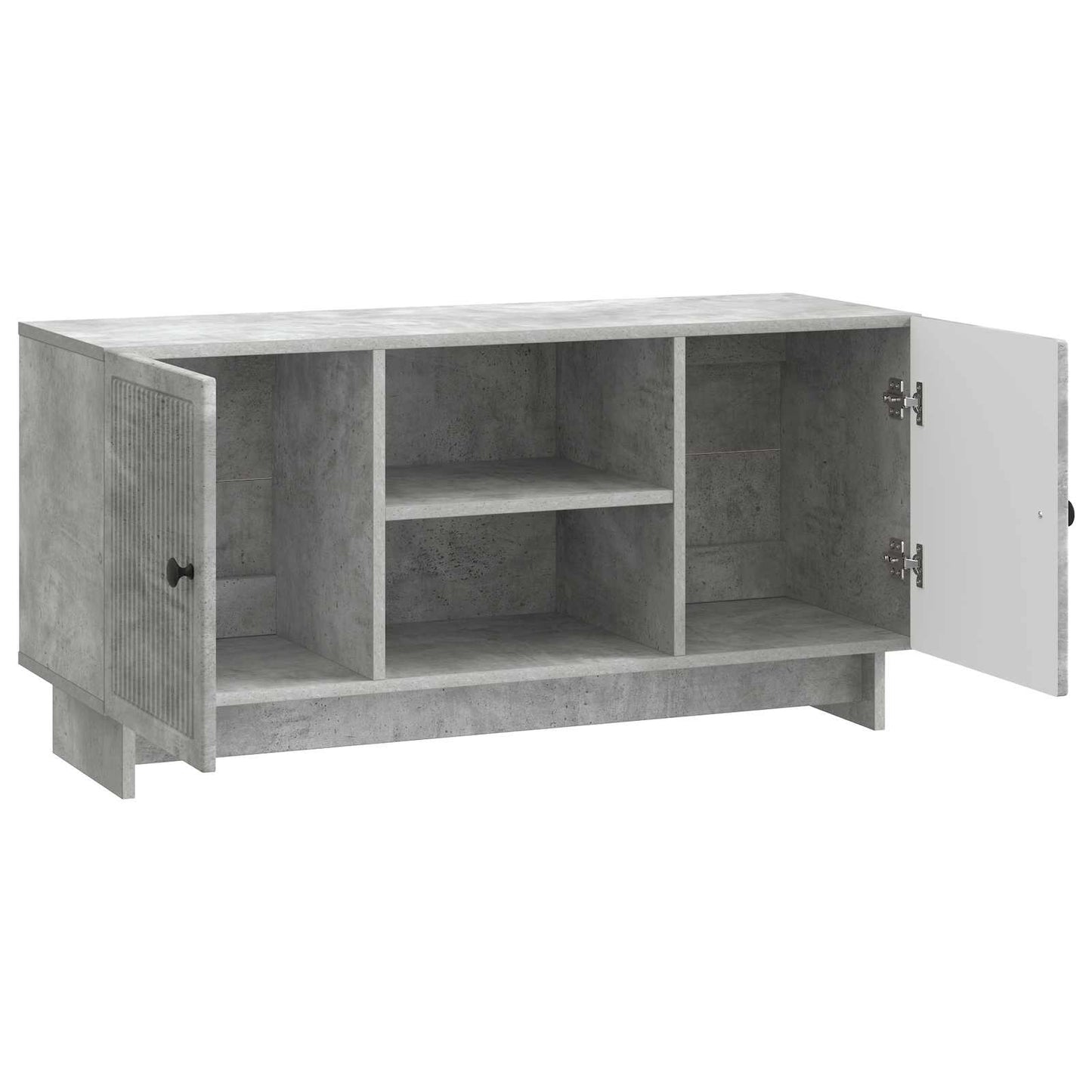 TV-Schränk 102 x 34,5 x 50 cm Betongrau Holzwerkstoff