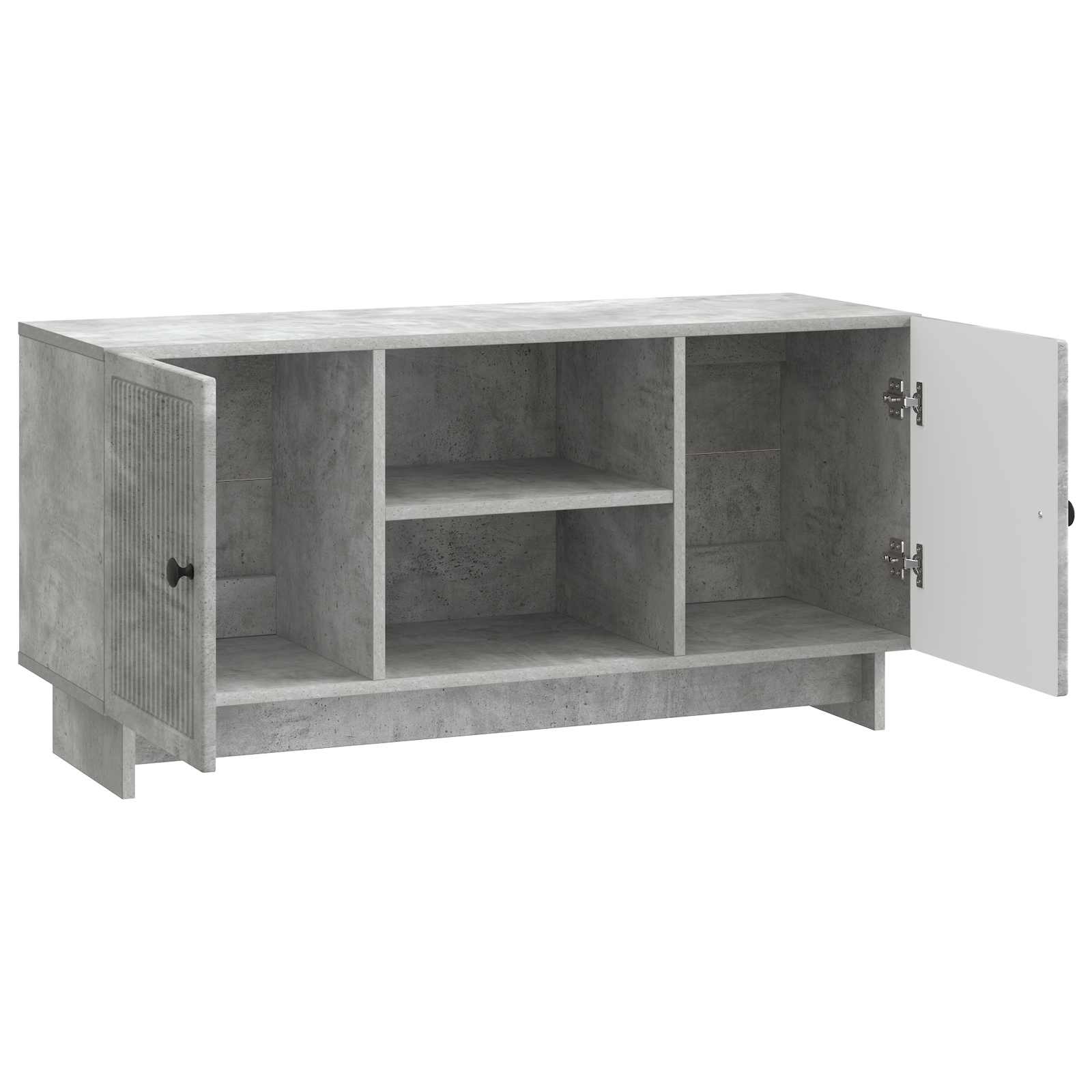TV-Schränk 102 x 34,5 x 50 cm Betongrau Holzwerkstoff