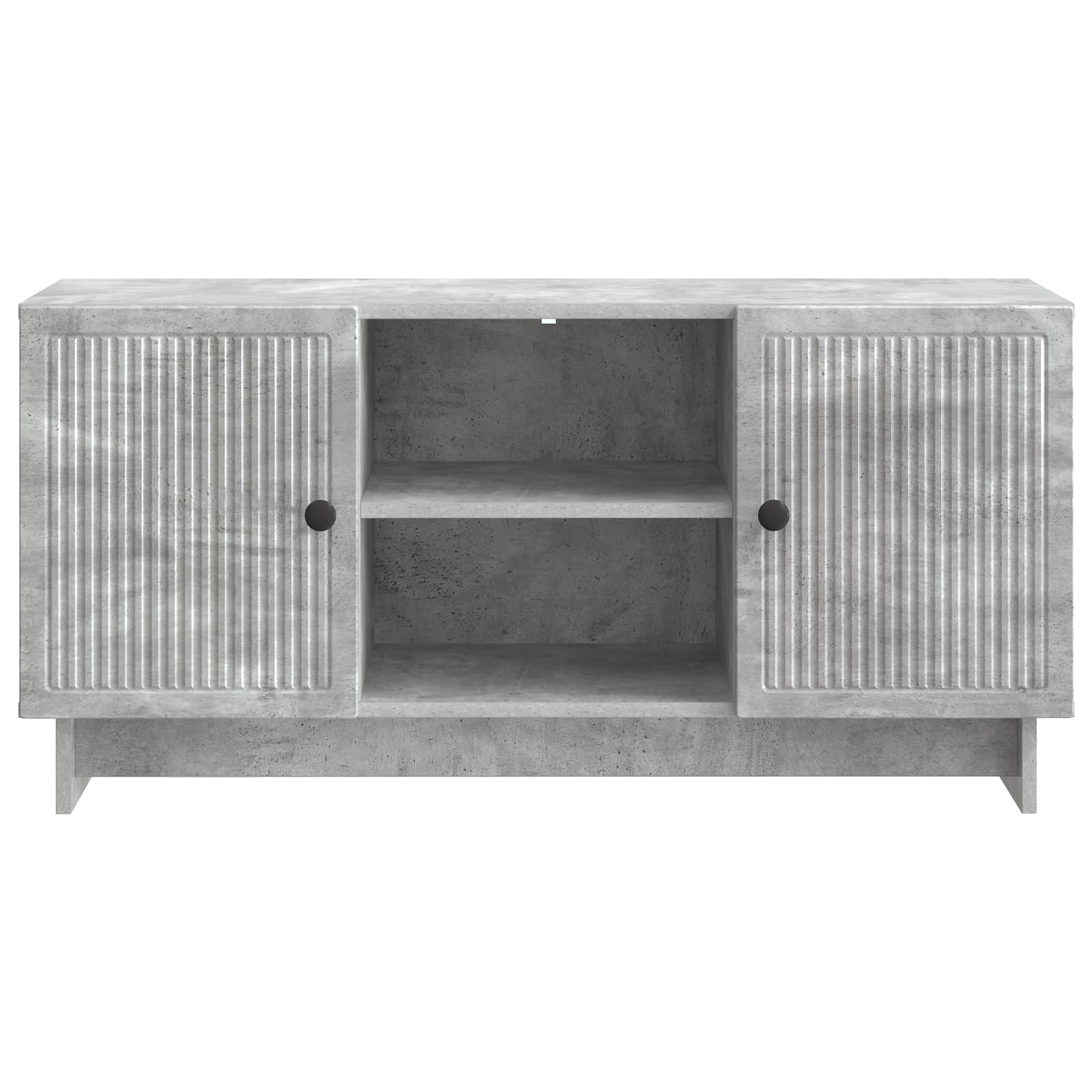 TV-Schränk 102 x 34,5 x 50 cm Betongrau Holzwerkstoff