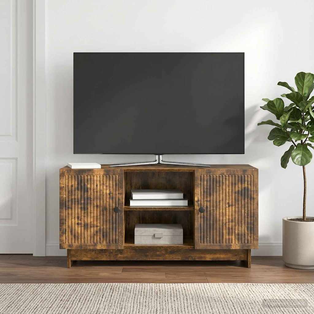 TV-Schränk 102 x 34,5 x 50 cm Geräucherte Eiche Holzwerkstoff