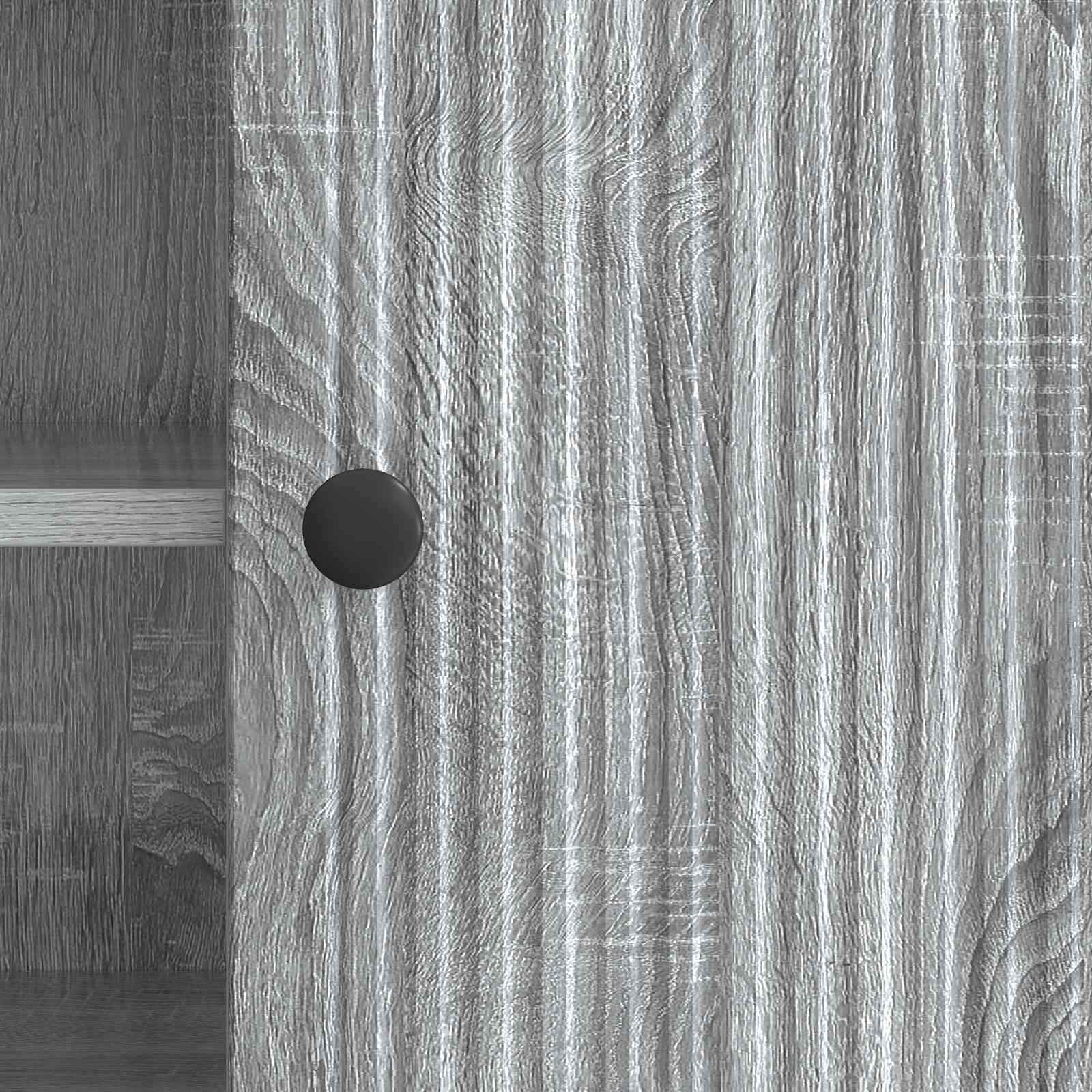 TV-Schränk 102 x 34,5 x 50 cm Grau Sonoma Holzwerkstoff