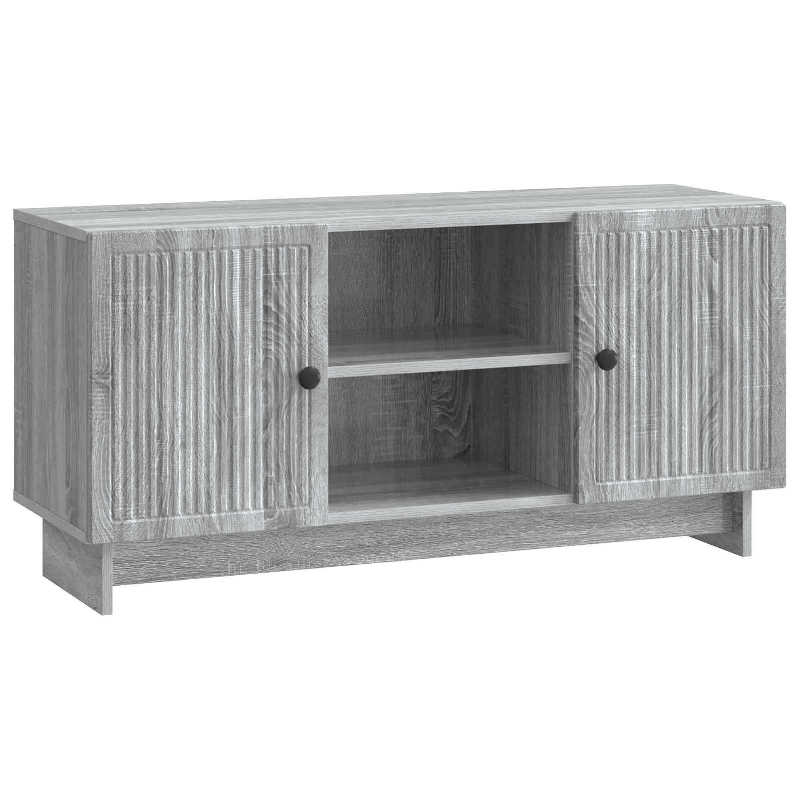TV-Schränk 102 x 34,5 x 50 cm Grau Sonoma Holzwerkstoff