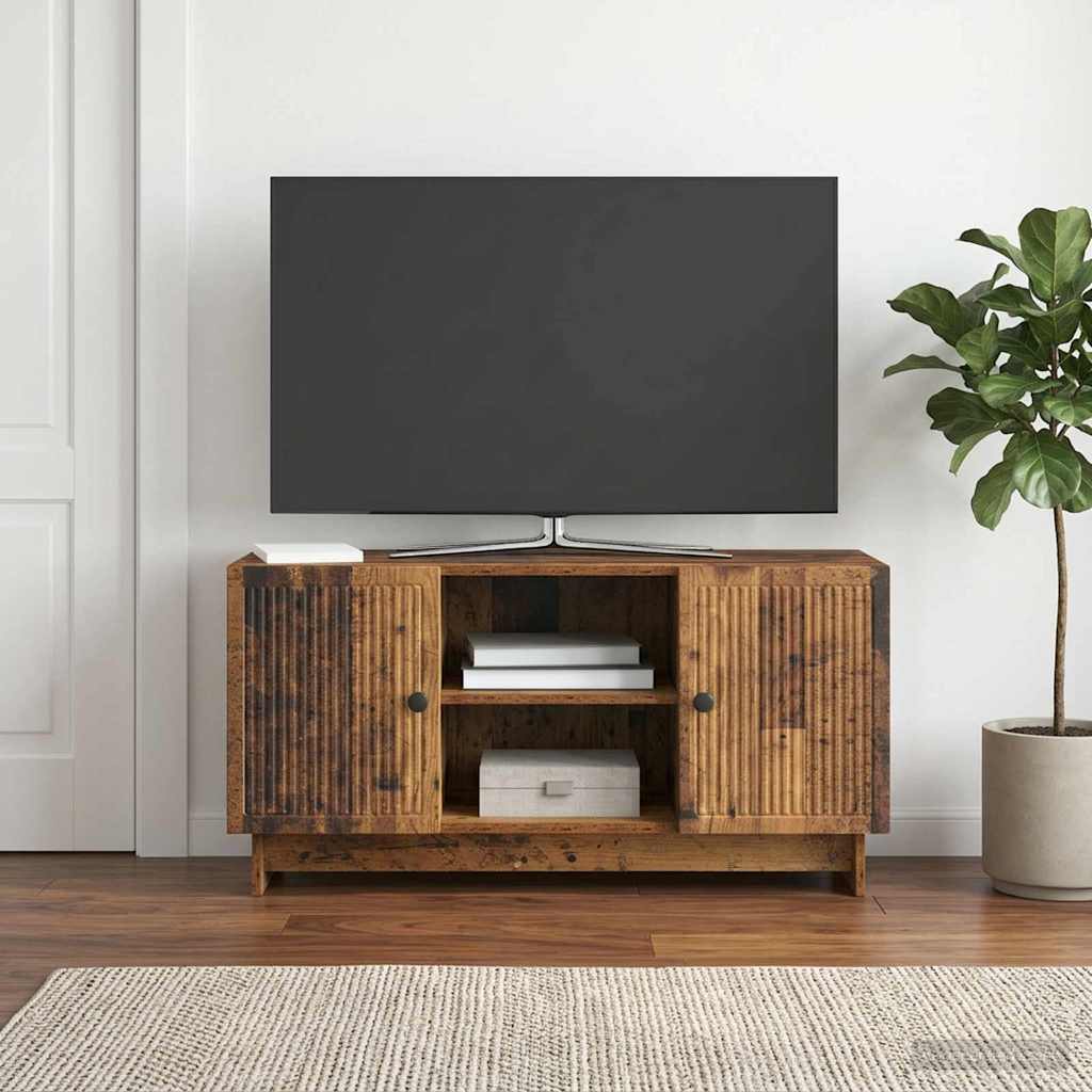 TV-Schränk 102 x 34,5 x 50 cm Altholz Holzwerkstoff