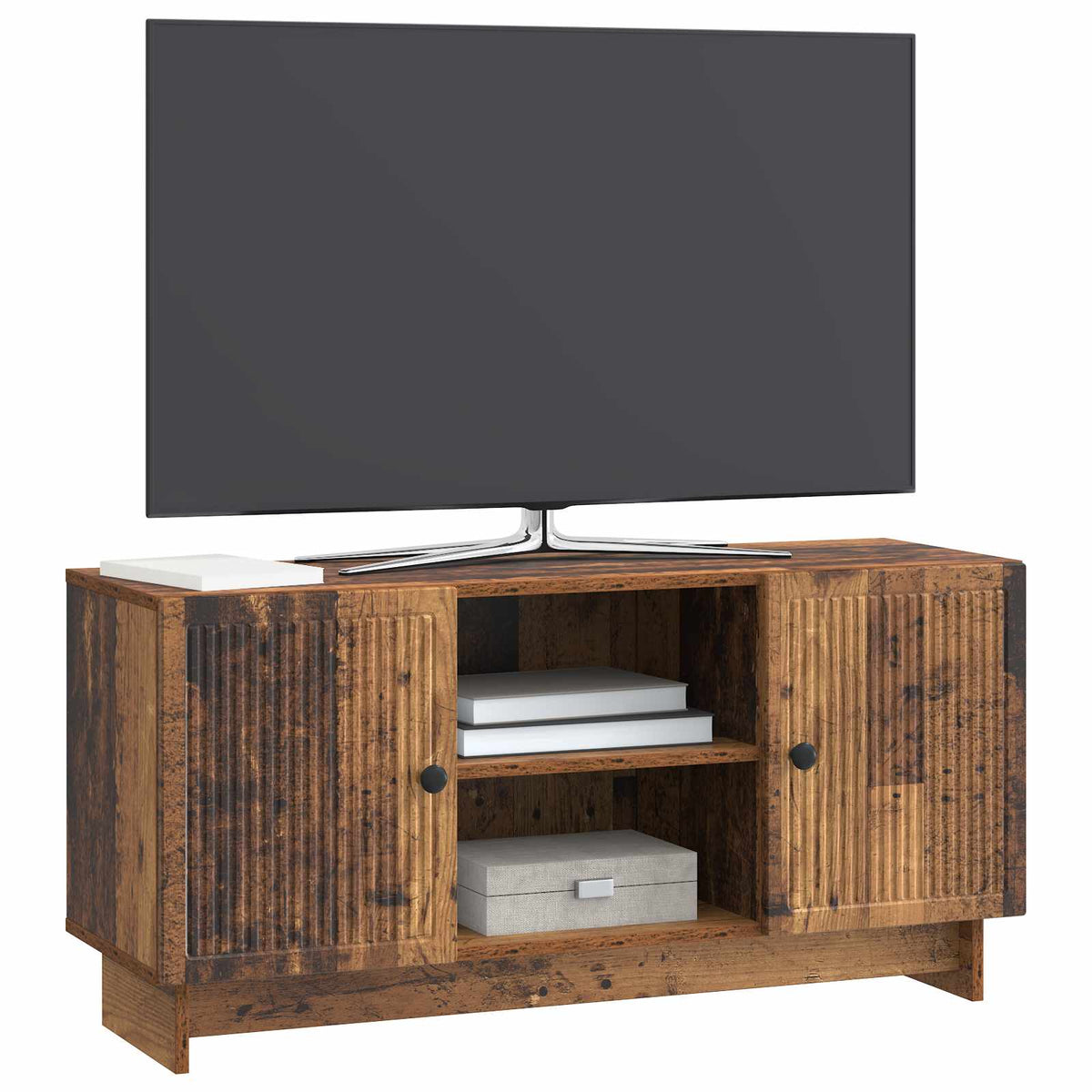 TV-Schränk 102 x 34,5 x 50 cm Altholz Holzwerkstoff