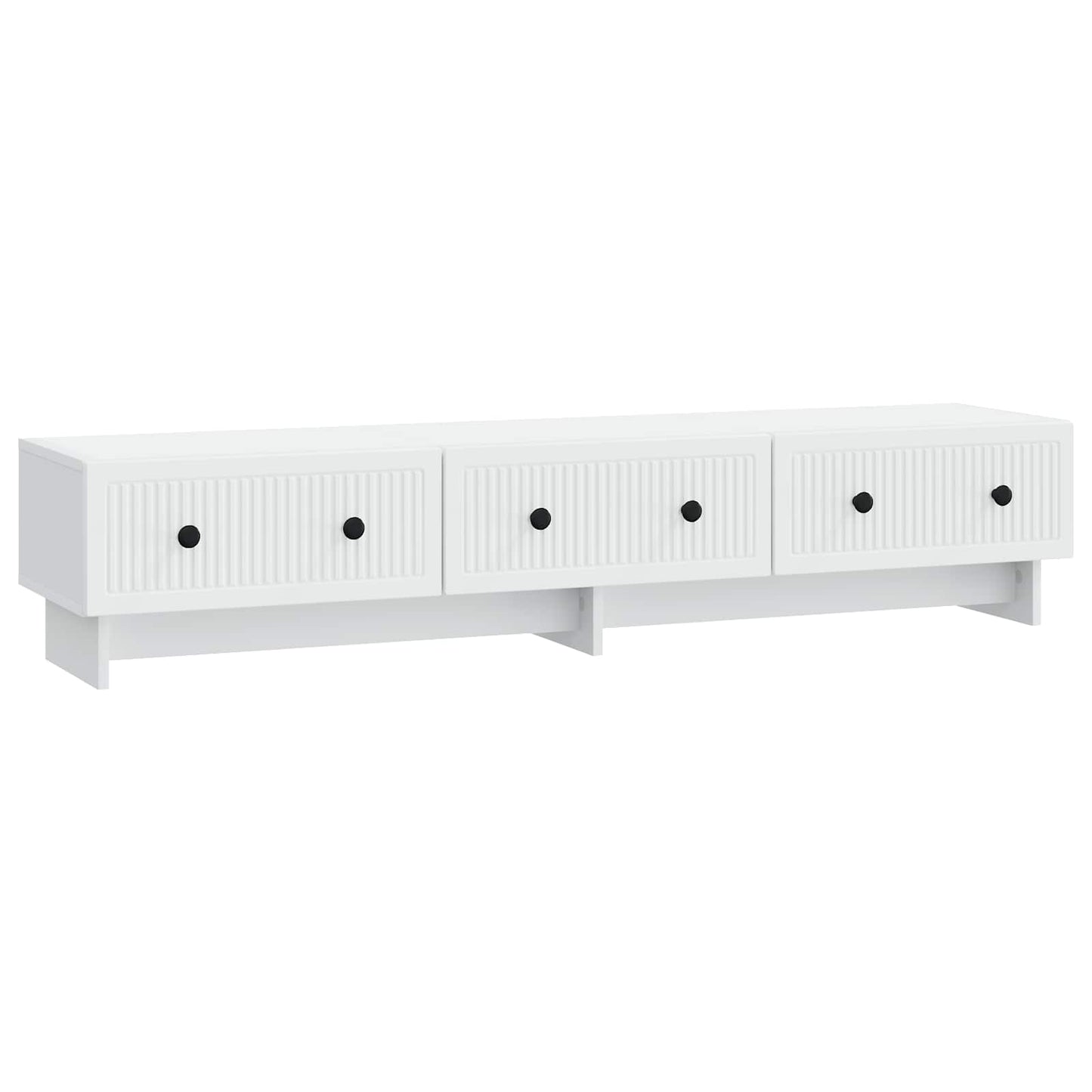 TV-Schränk mit Schubladen Weiß 147 x 34,5 x 30 cm Holzwerkstoff