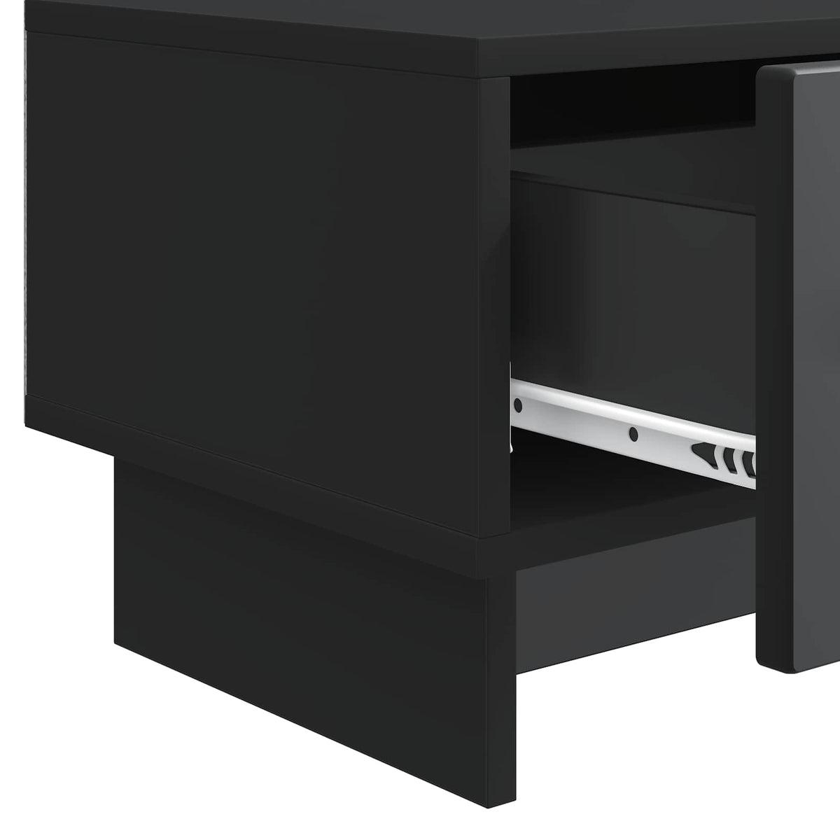 TV-Schränk 147 x 34,5 x 30 cm Schwarz Holzwerkstoff