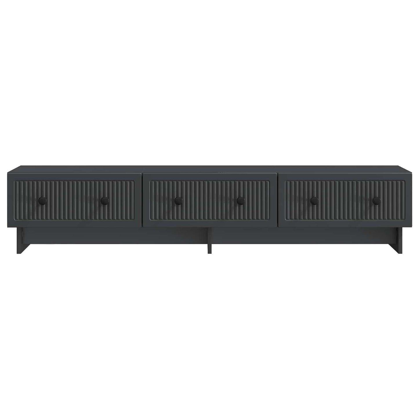 TV-Schränk 147 x 34,5 x 30 cm Schwarz Holzwerkstoff