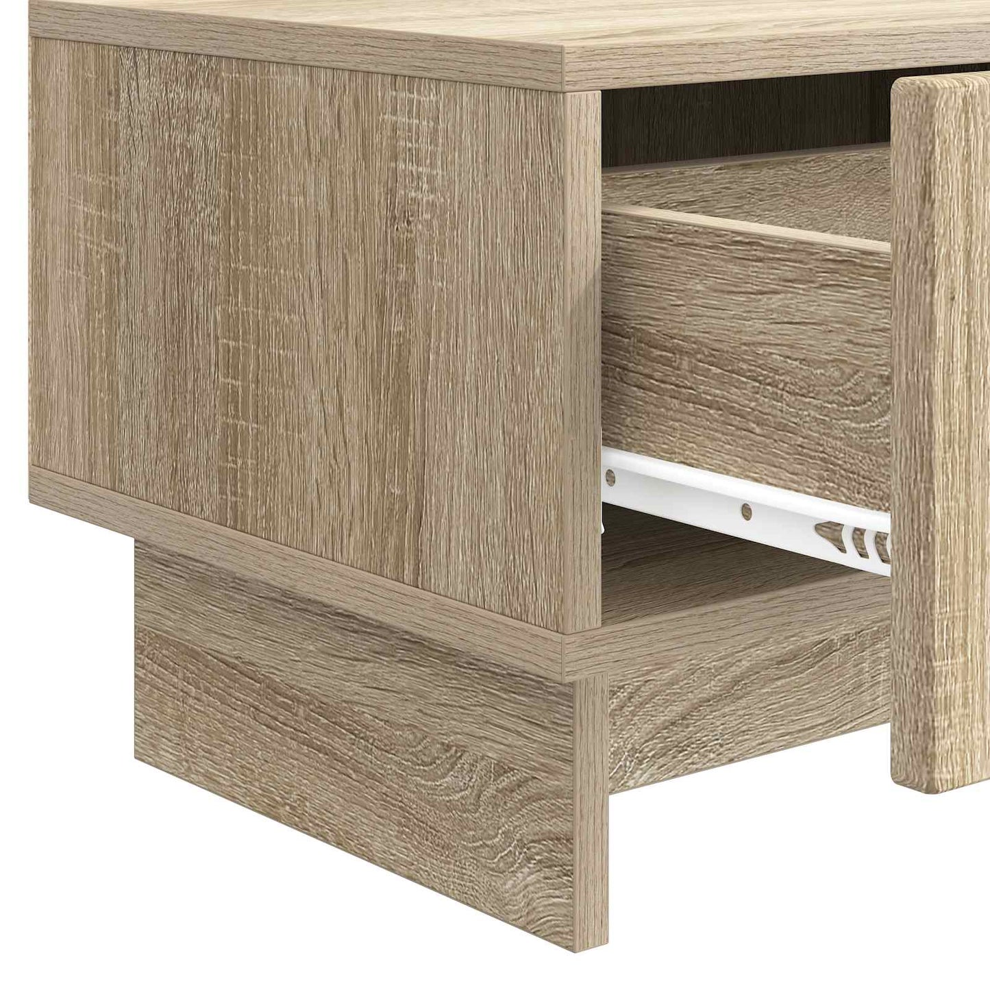 TV-Schränk 147 x 34,5 x 30 cm Sonoma-Eiche Holzwerkstoff