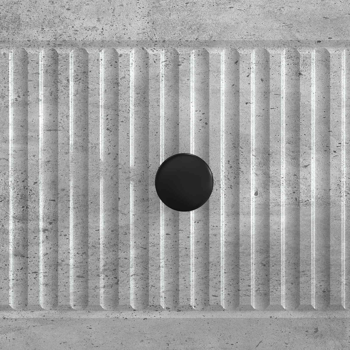 TV-Schränk 147 x 34,5 x 30 cm Betongrau Holzwerkstoff