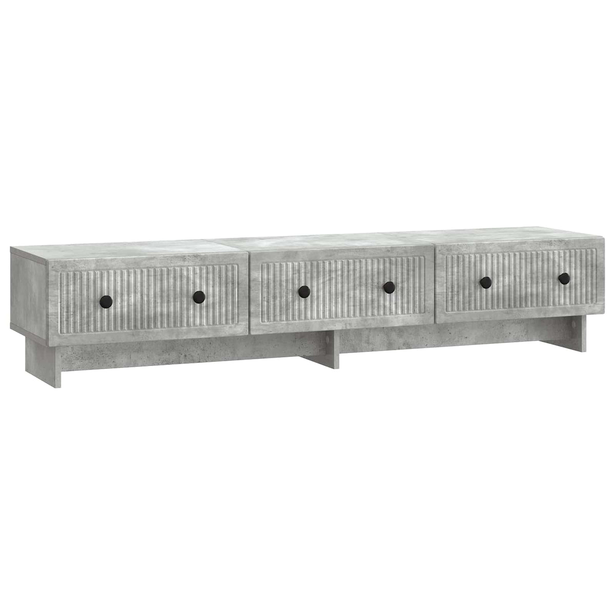 TV-Schränk 147 x 34,5 x 30 cm Betongrau Holzwerkstoff