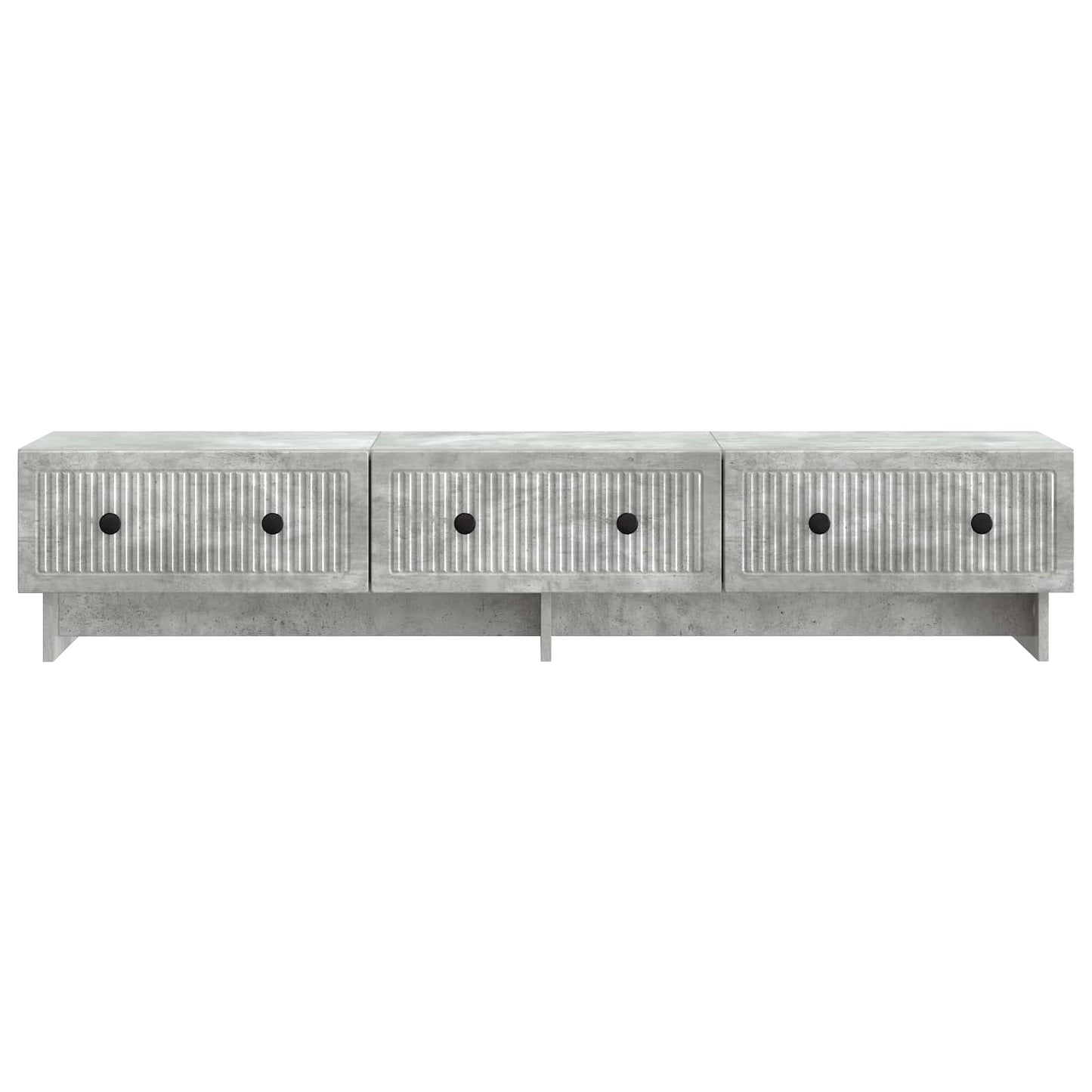 TV-Schränk 147 x 34,5 x 30 cm Betongrau Holzwerkstoff