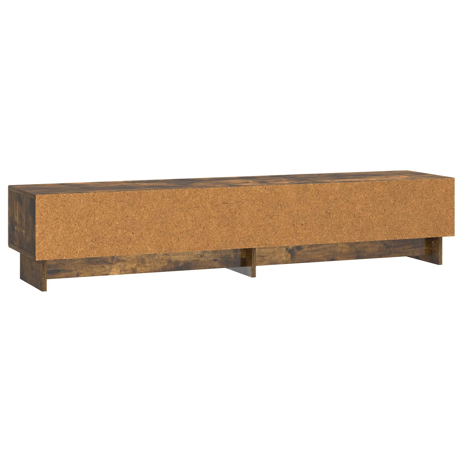 TV-Schränk 147 x 34,5 x 30 cm Räuchereiche Holzwerkstoff