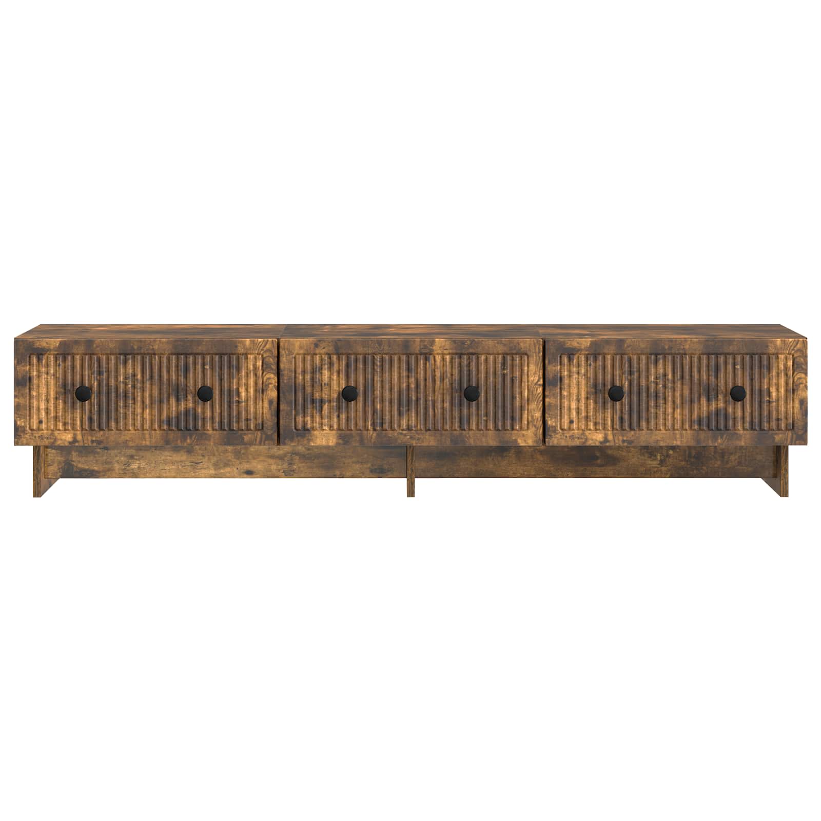 TV-Schränk 147 x 34,5 x 30 cm Räuchereiche Holzwerkstoff