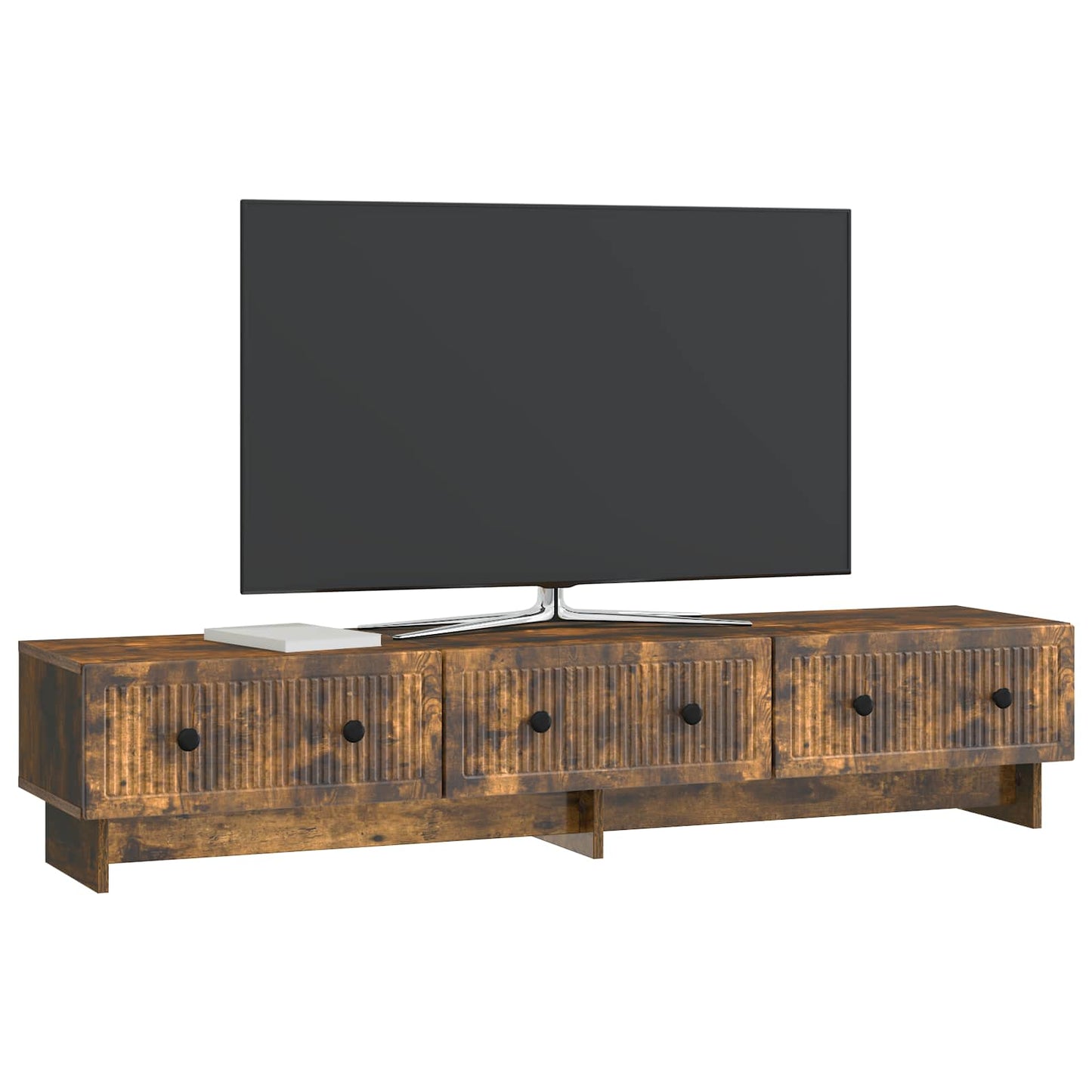 TV-Schränk 147 x 34,5 x 30 cm Räuchereiche Holzwerkstoff