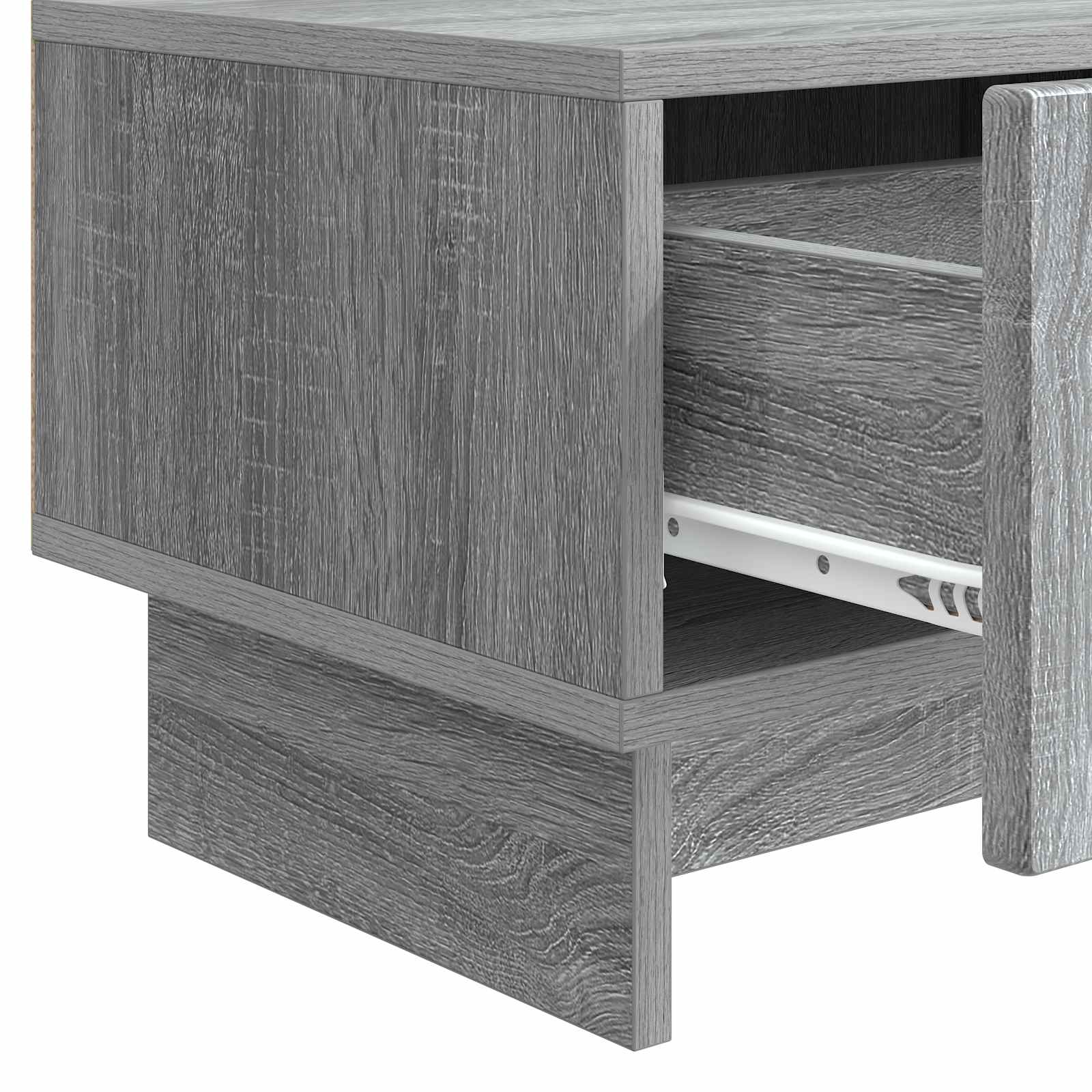 TV-Schränk 147 x 34,5 x 30 cm Sonoma-Grau Holzwerkstoff