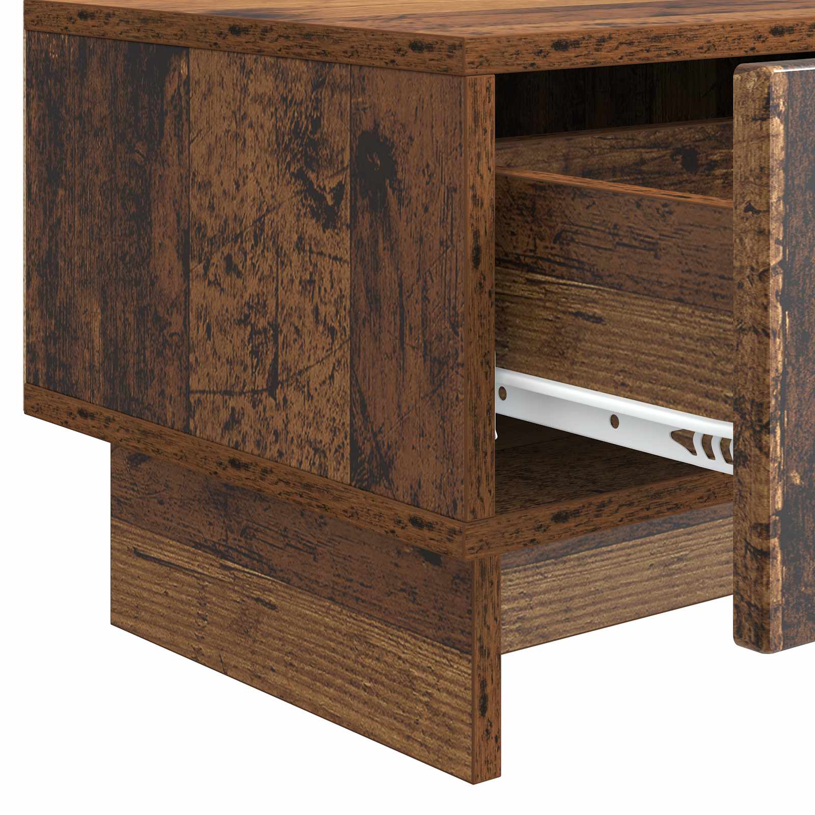 TV-Schränk 147 x 34,5 x 30 cm Altholz Holzwerkstoff