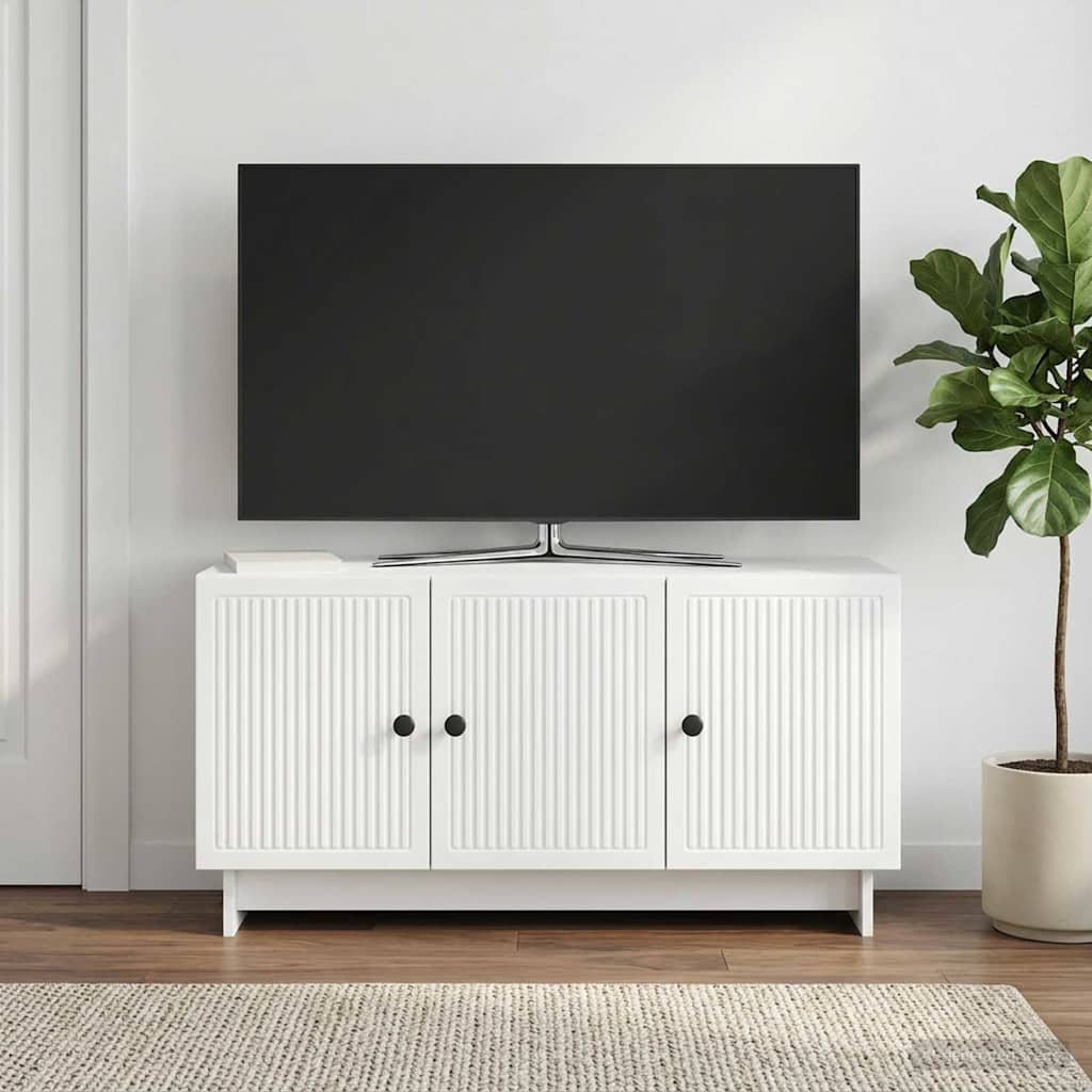 TV-Schränk Weiß 99 x 34,5 x 50 cm Holzwerkstoff
