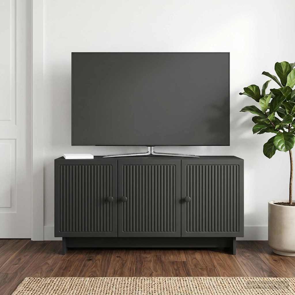 TV-Schränk 99 x 34,5 x 50 cm Schwarz Holzwerkstoff