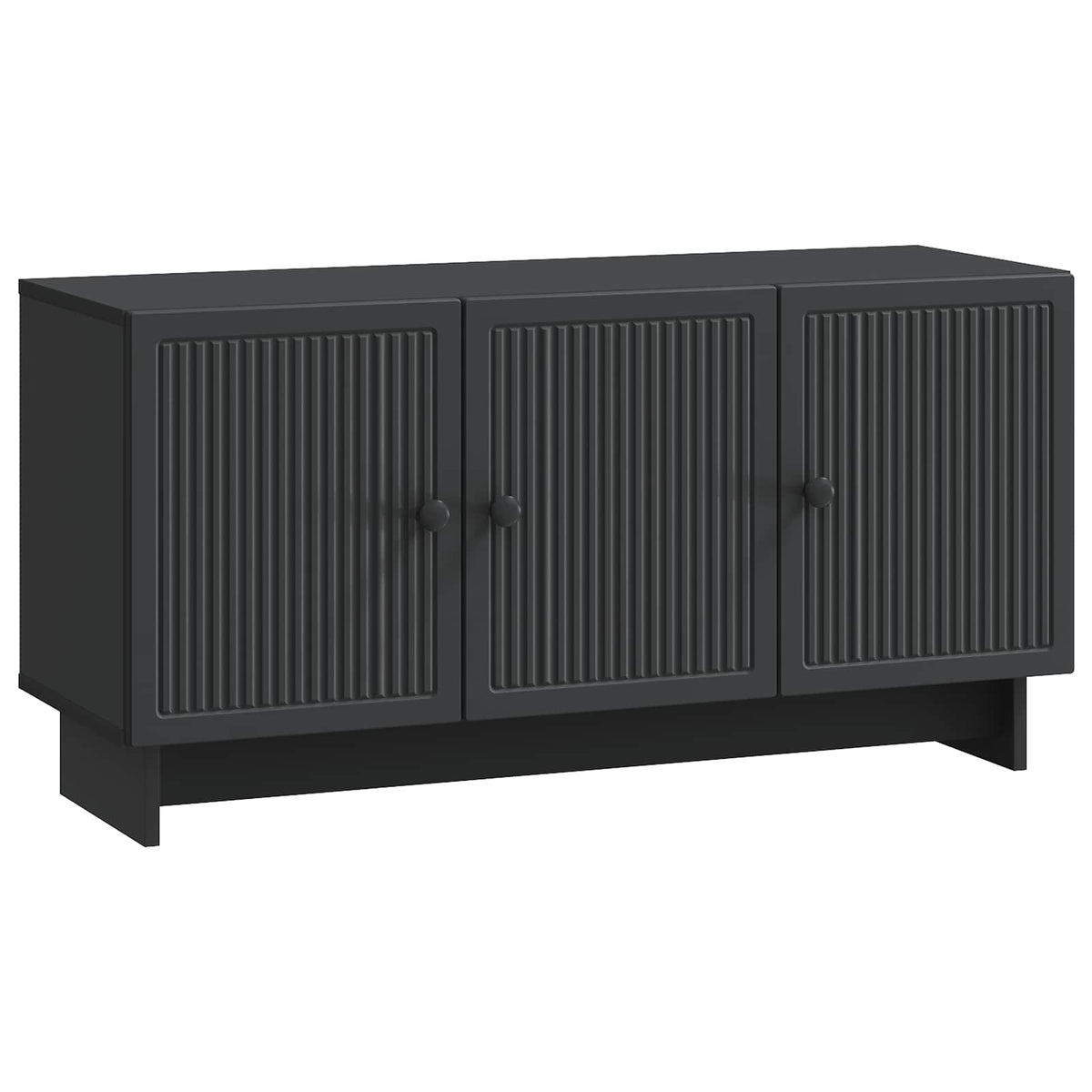 TV-Schränk 99 x 34,5 x 50 cm Schwarz Holzwerkstoff