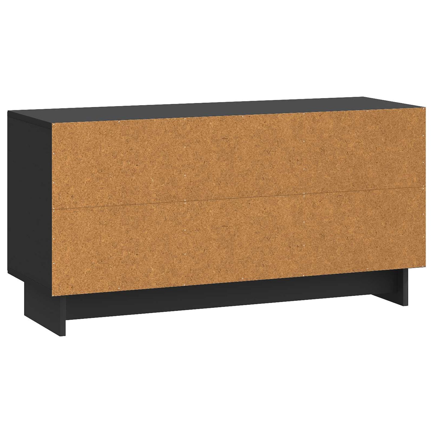 TV-Schränk 99 x 34,5 x 50 cm Schwarz Holzwerkstoff