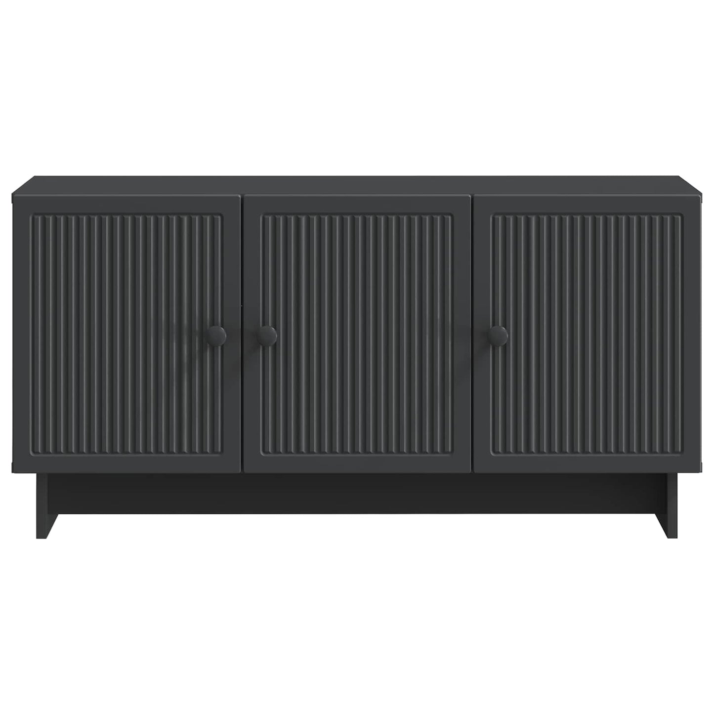 TV-Schränk 99 x 34,5 x 50 cm Schwarz Holzwerkstoff