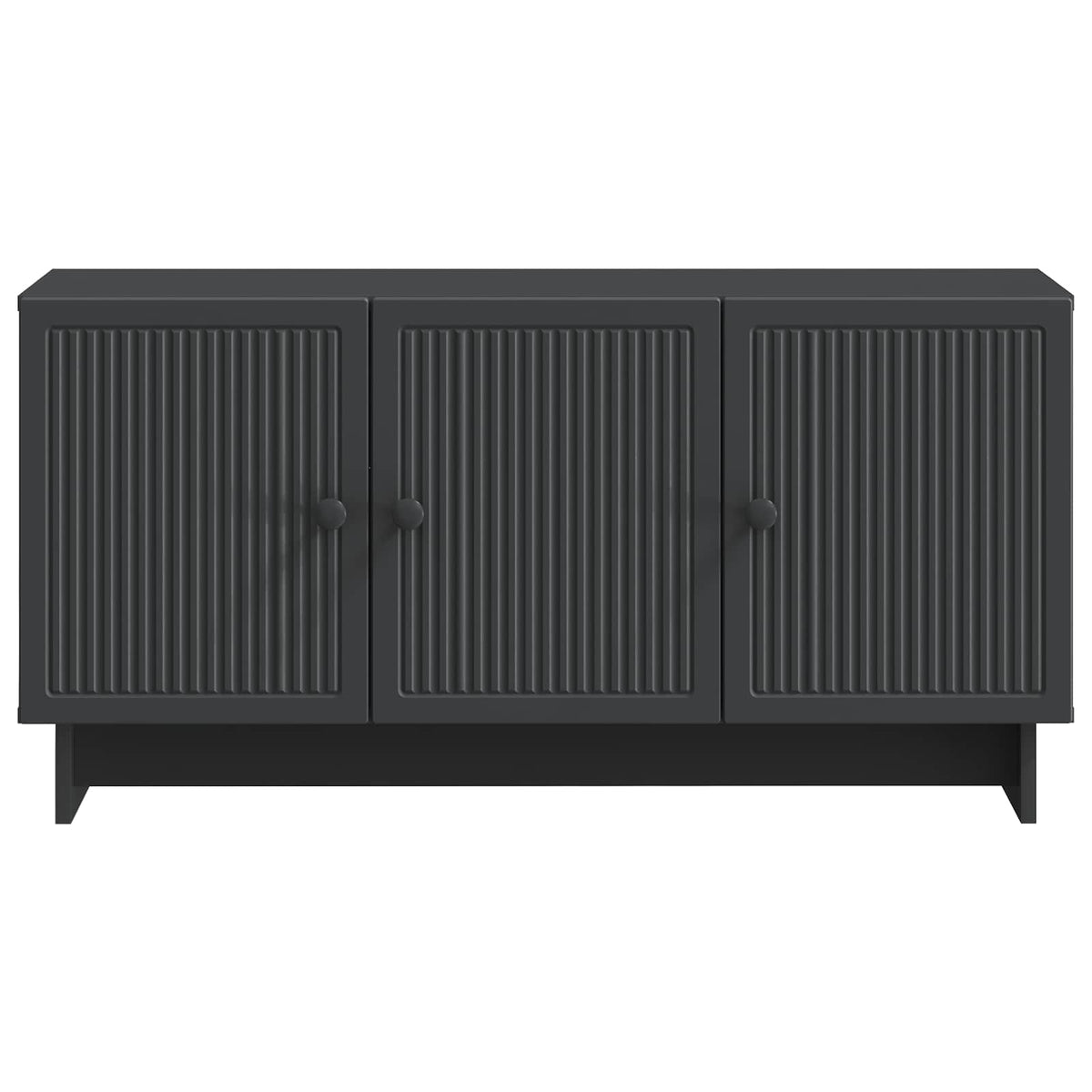 TV-Schränk 99 x 34,5 x 50 cm Schwarz Holzwerkstoff