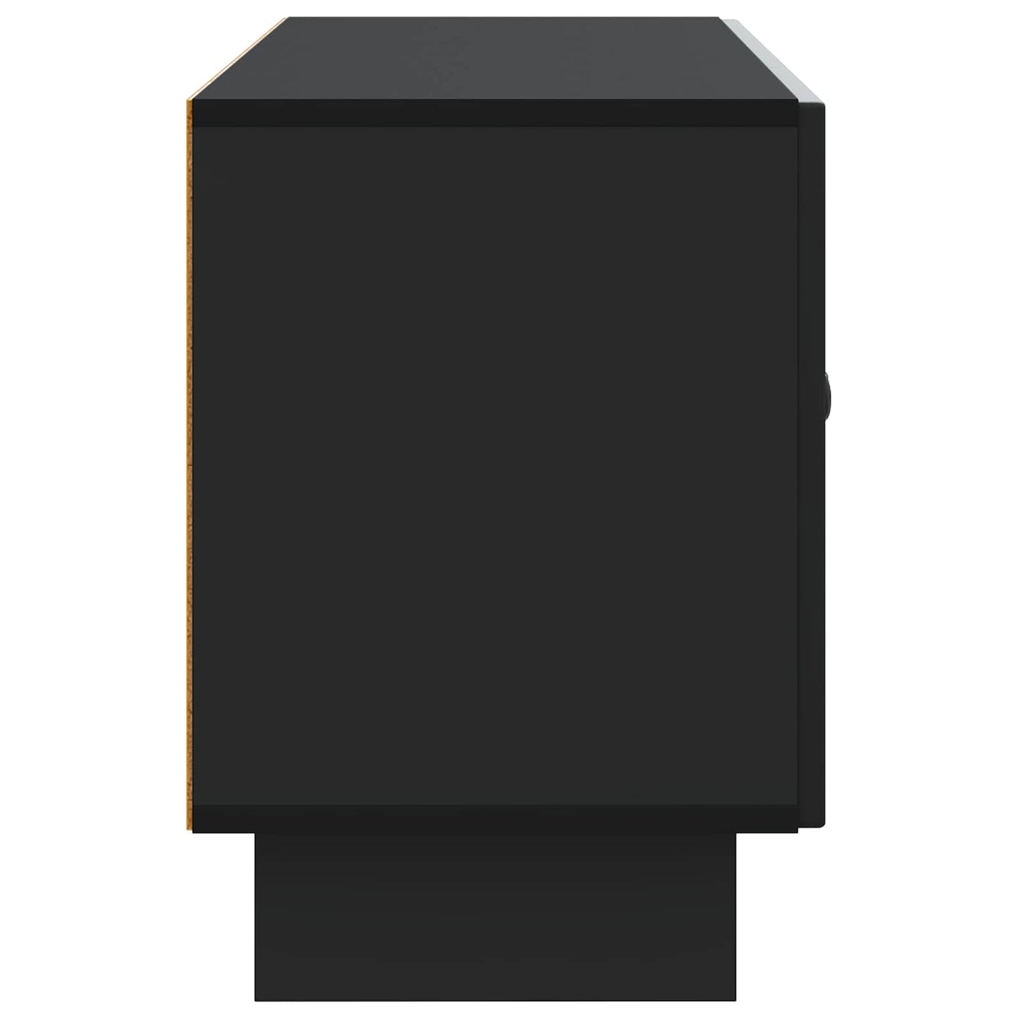TV-Schränk 99 x 34,5 x 50 cm Schwarz Holzwerkstoff