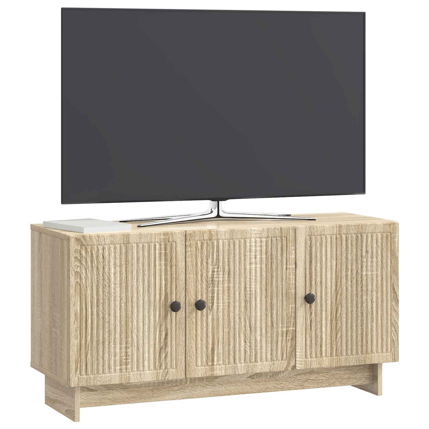 TV-Schränk 99 x 34,5 x 50 cm Sonoma-Eiche Holzwerkstoff