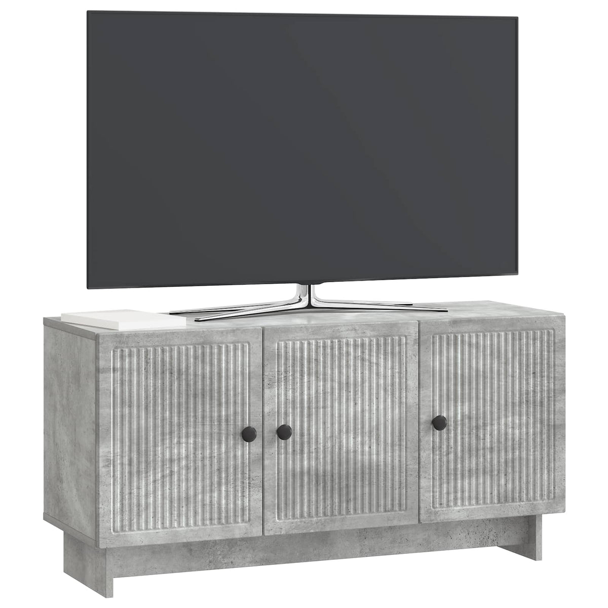 TV-Schränk 99 x 34,5 x 50 cm Betongrau Holzwerkstoff