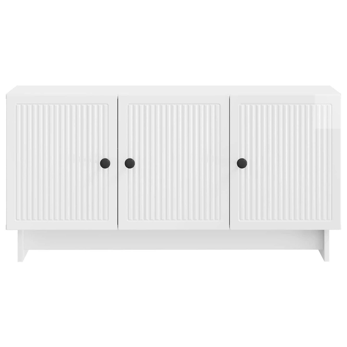TV-Schränk 99 x 34,5 x 50 cm Hochglanz Weiß Holzwerkstoff