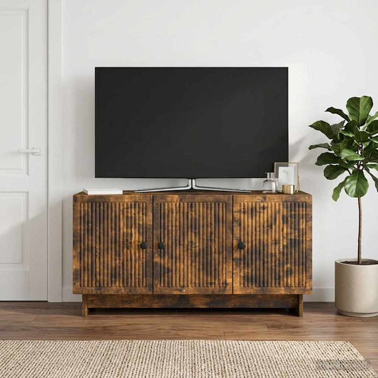 TV-Schränk 99 x 34,5 x 50 cm Räuchereiche Holzwerkstoff