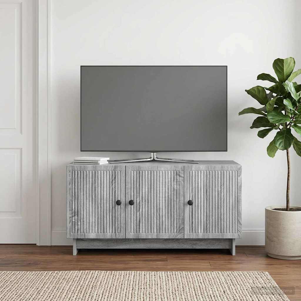 TV-Schränk 99 x 34,5 x 50 cm Sonoma-Grau Holzwerkstoff