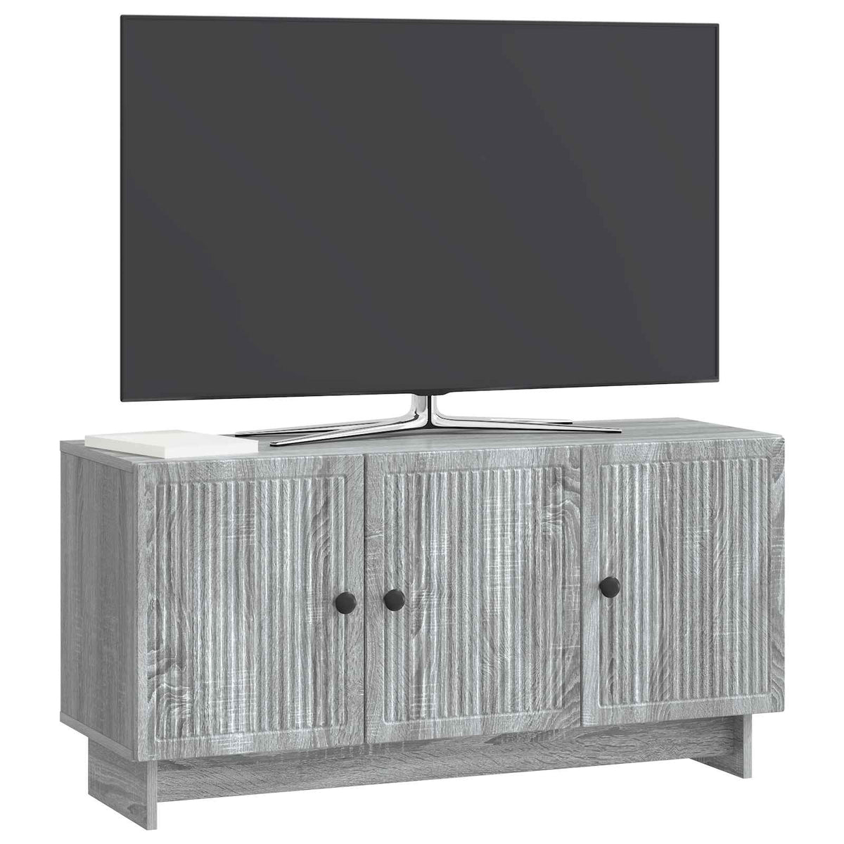 TV-Schränk 99 x 34,5 x 50 cm Sonoma-Grau Holzwerkstoff