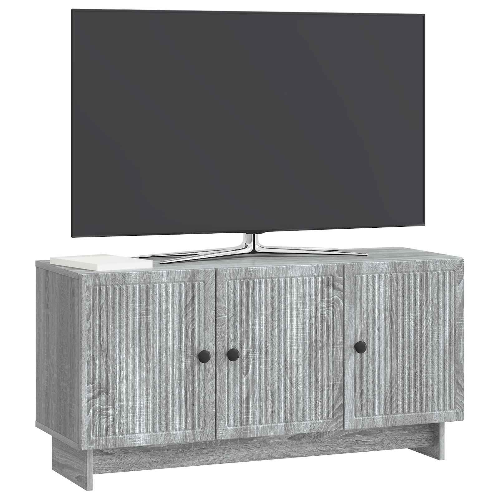 TV-Schränk 99 x 34,5 x 50 cm Sonoma-Grau Holzwerkstoff