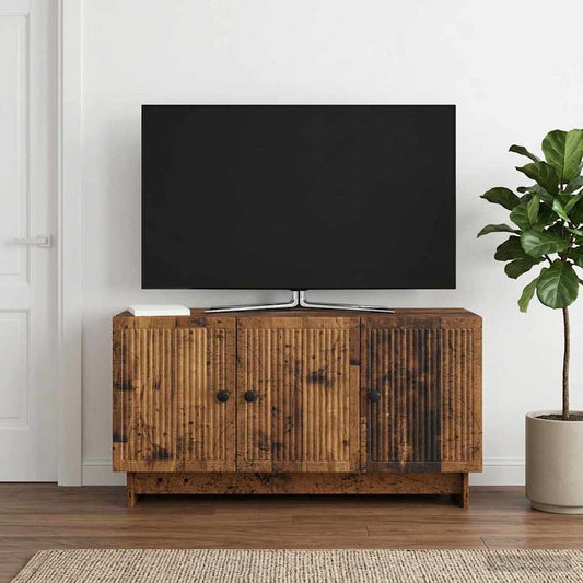 TV-Schränk 99 x 34,5 x 50 cm Altholz Holzwerkstoff