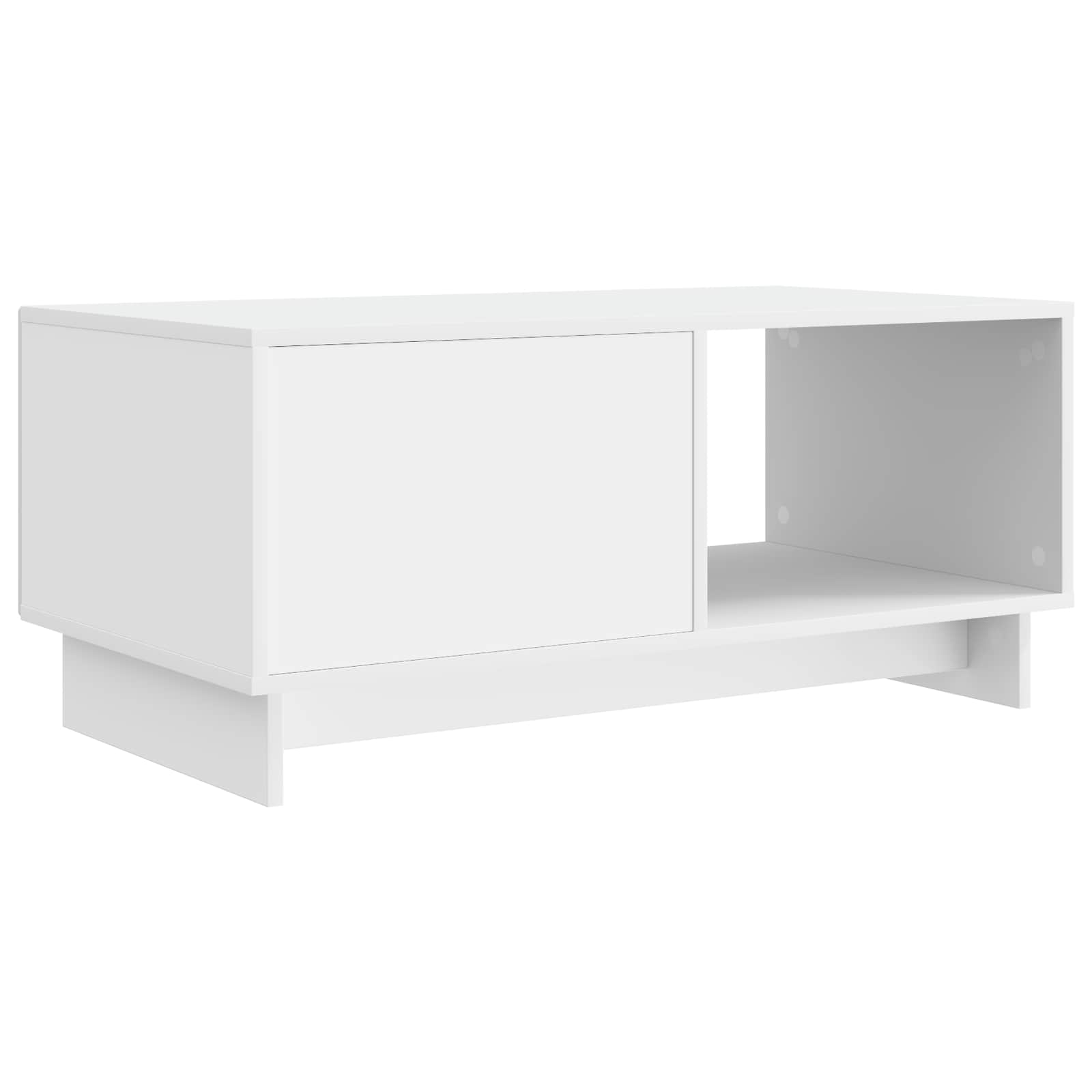 Couchtisch Weiß 90 x 50 x 40 cm Holzwerkstoff