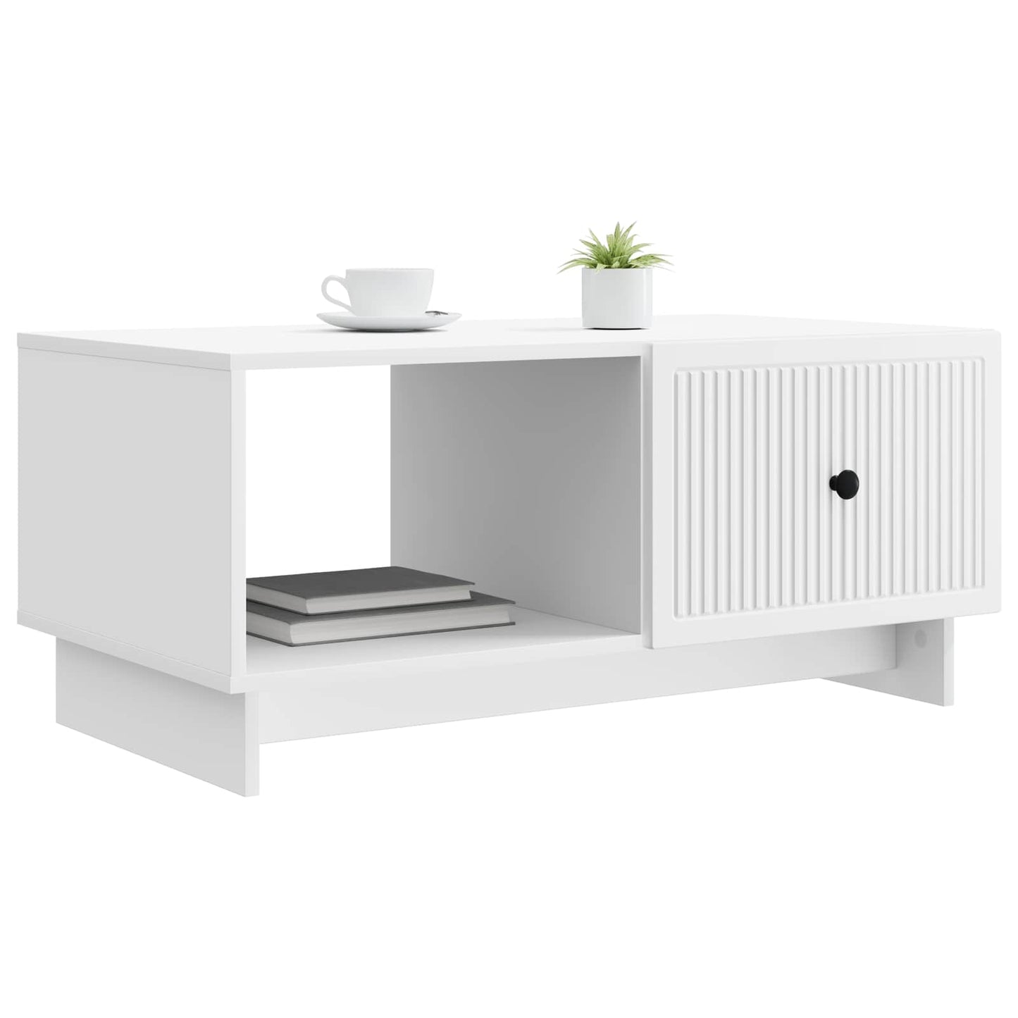 Couchtisch Weiß 90 x 50 x 40 cm Holzwerkstoff