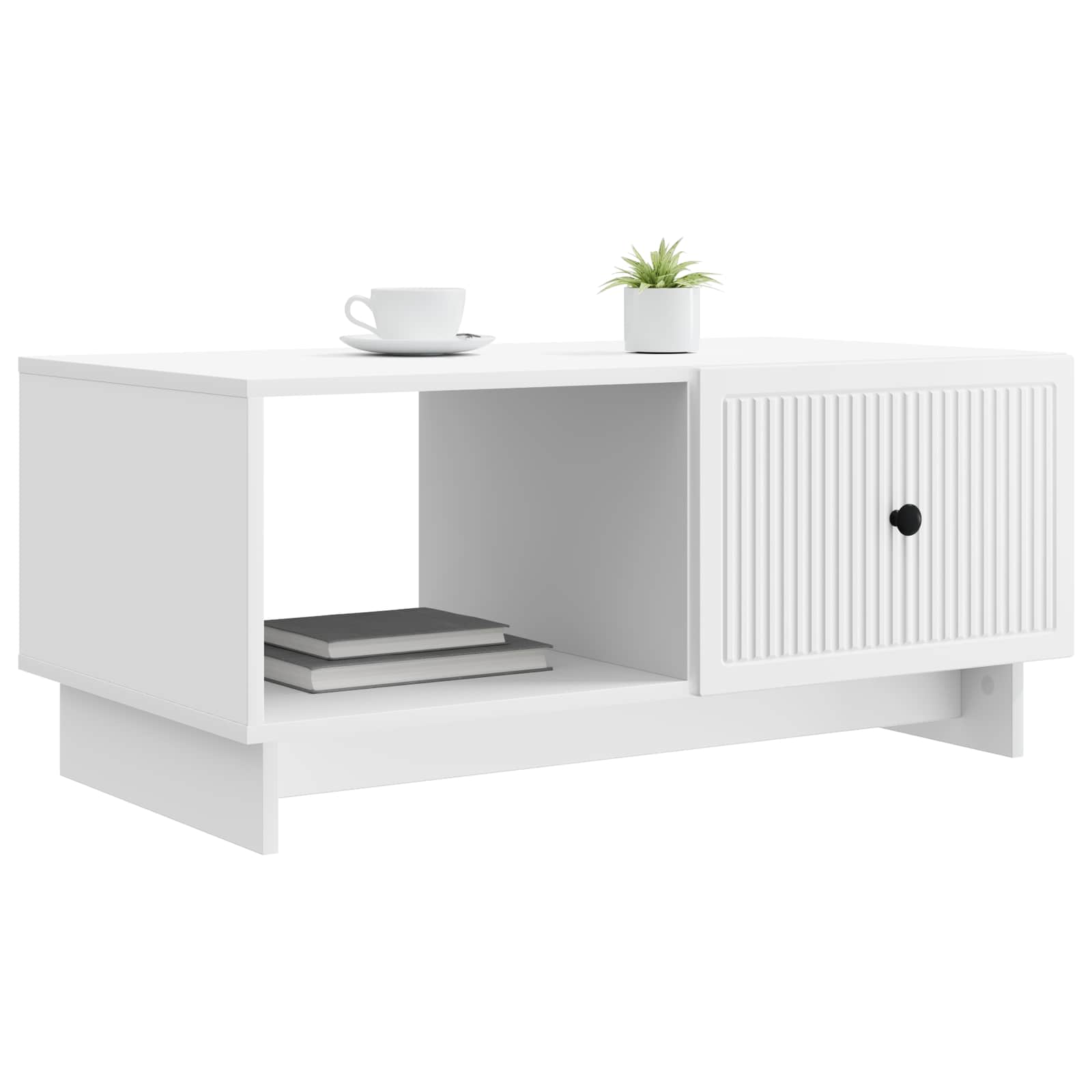 Couchtisch Weiß 90 x 50 x 40 cm Holzwerkstoff