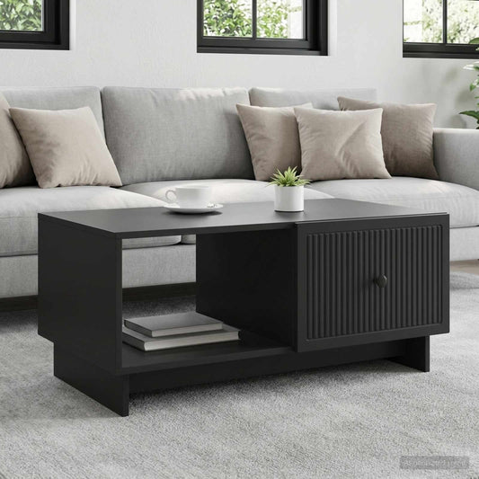 Couchtisch Schwarz 90 x 50 x 40 cm Holzwerkstoff