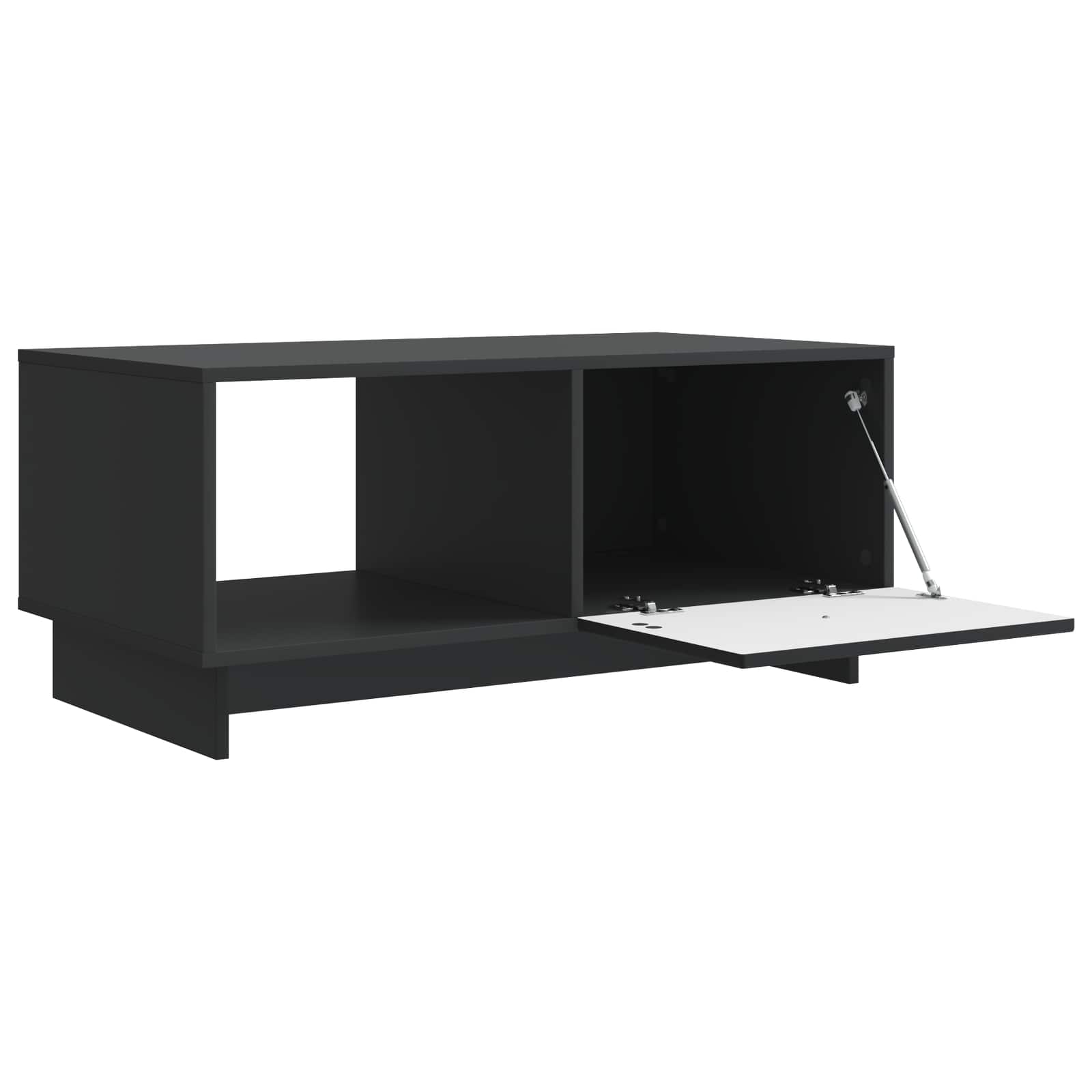 Couchtisch Schwarz 90 x 50 x 40 cm Holzwerkstoff