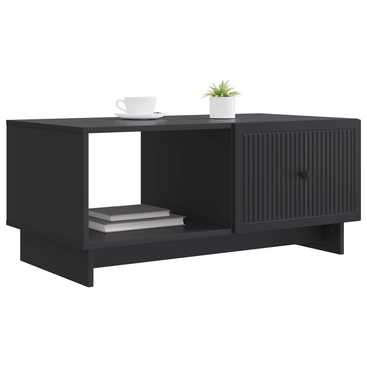 Couchtisch Schwarz 90 x 50 x 40 cm Holzwerkstoff
