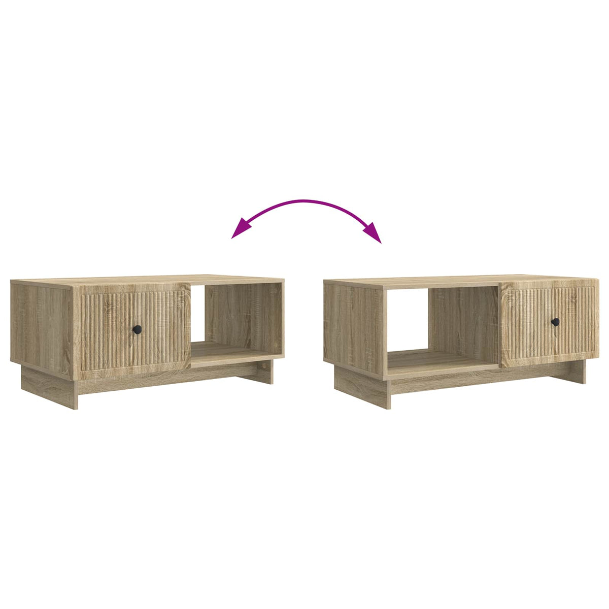 Couchtisch Sonoma-Eiche 90 x 50 x 40 cm Holzwerkstoff