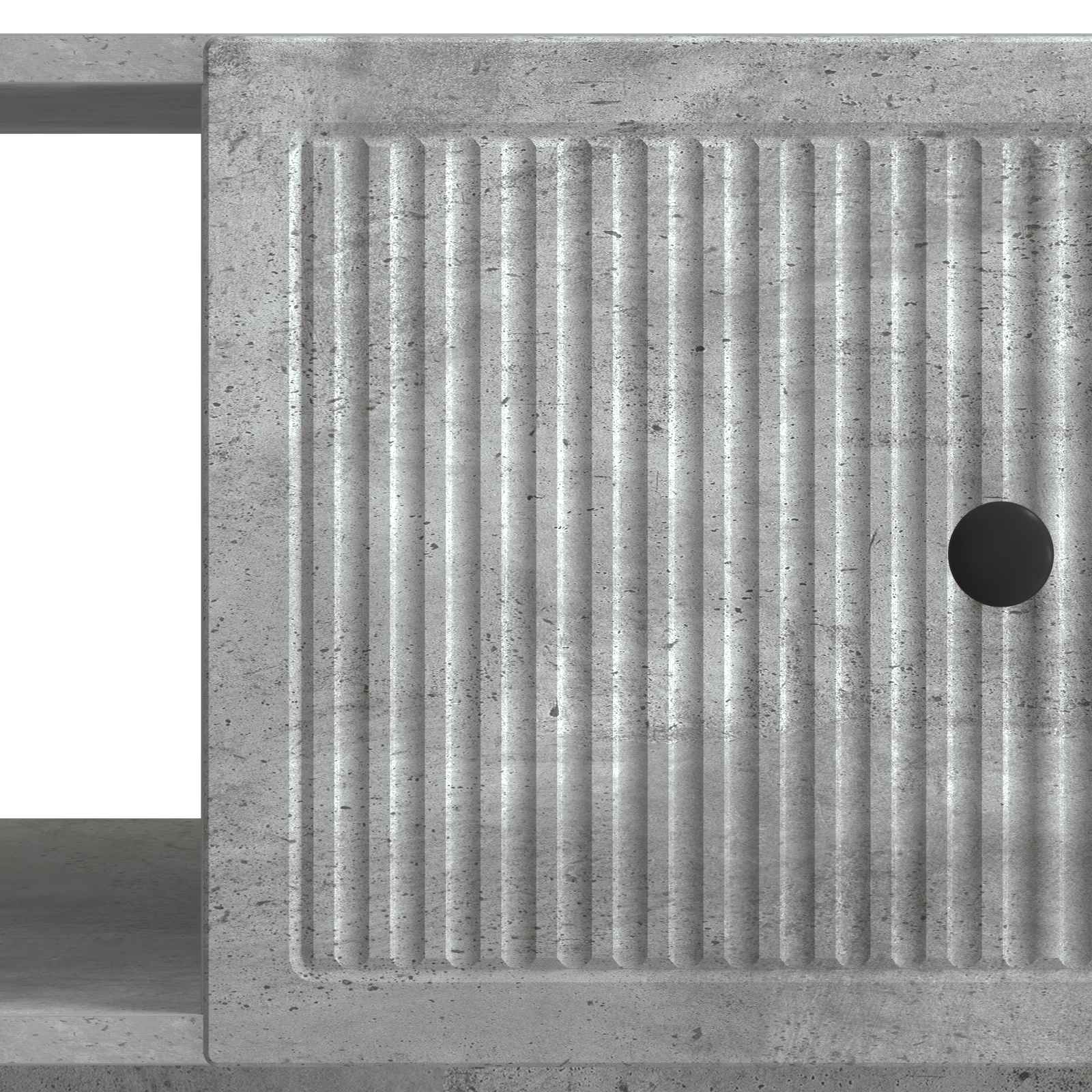 Couchtisch Betongrau 90 x 50 x 40 cm Holzwerkstoff
