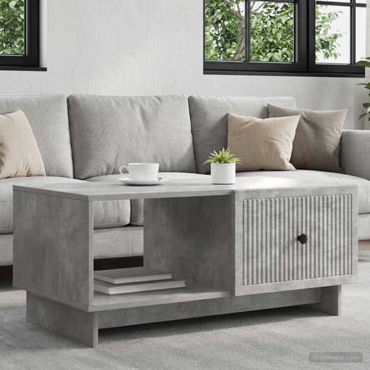 Couchtisch Betongrau 90 x 50 x 40 cm Holzwerkstoff